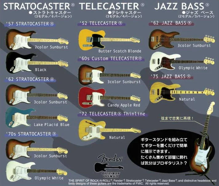 F-toys Fender Guitar Collection '60 Custom Telecaster fender guitar