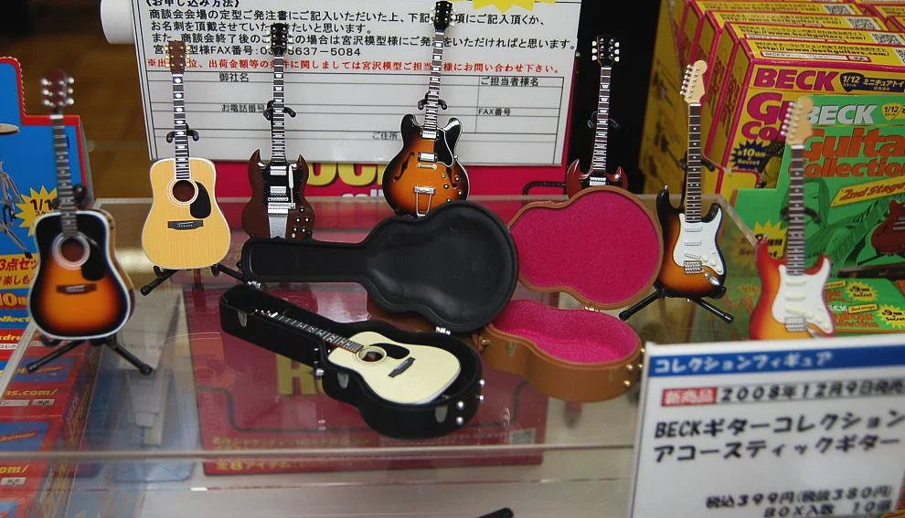 Stratocaster Type B [Hyodo Model] 5th-⑥ ★BECK Guitar Collection - Acoustic Guitar Special - ★Guitar Miniature ★Guitar Figure ★1/12 Scale ★Fender ★Stratocaster