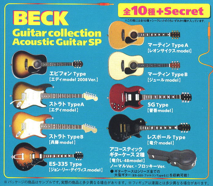 Stratocaster Type B [Hyodo Model] 5th-⑥ ★BECK Guitar Collection - Acoustic Guitar Special - ★Guitar Miniature ★Guitar Figure ★1/12 Scale ★Fender ★Stratocaster