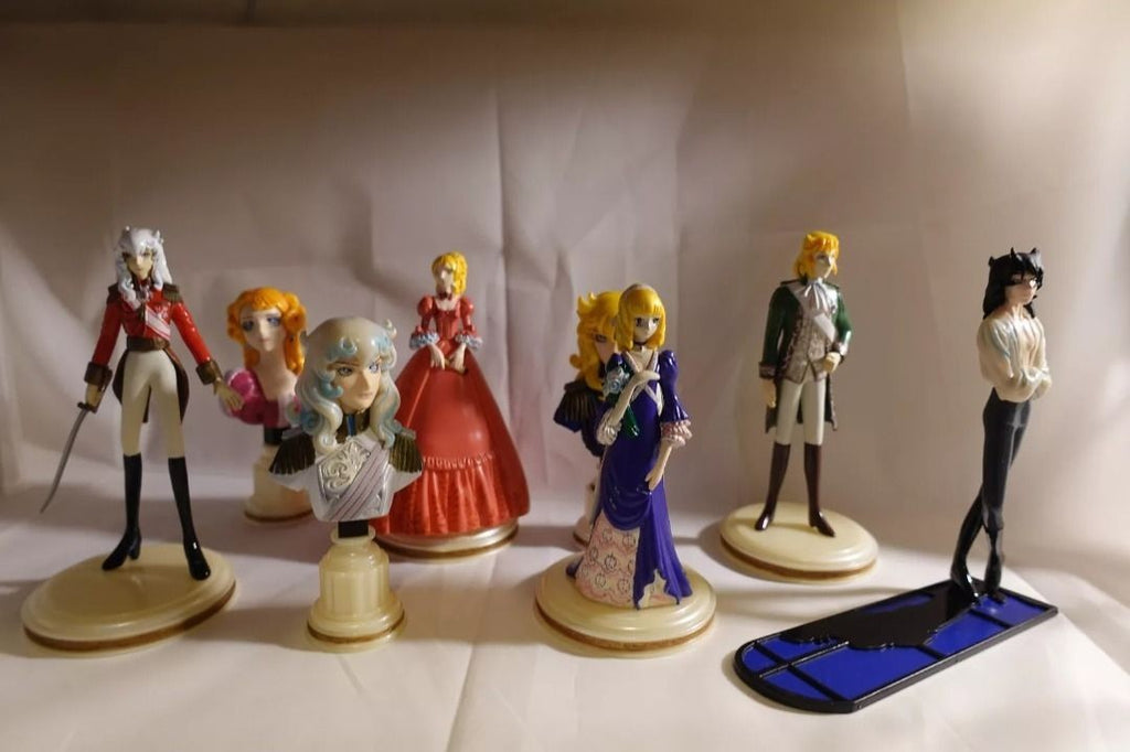 New Unopened Lady Oscar Rose of Versailles Furuta Figure Set of 8 RYOKO IKEDA