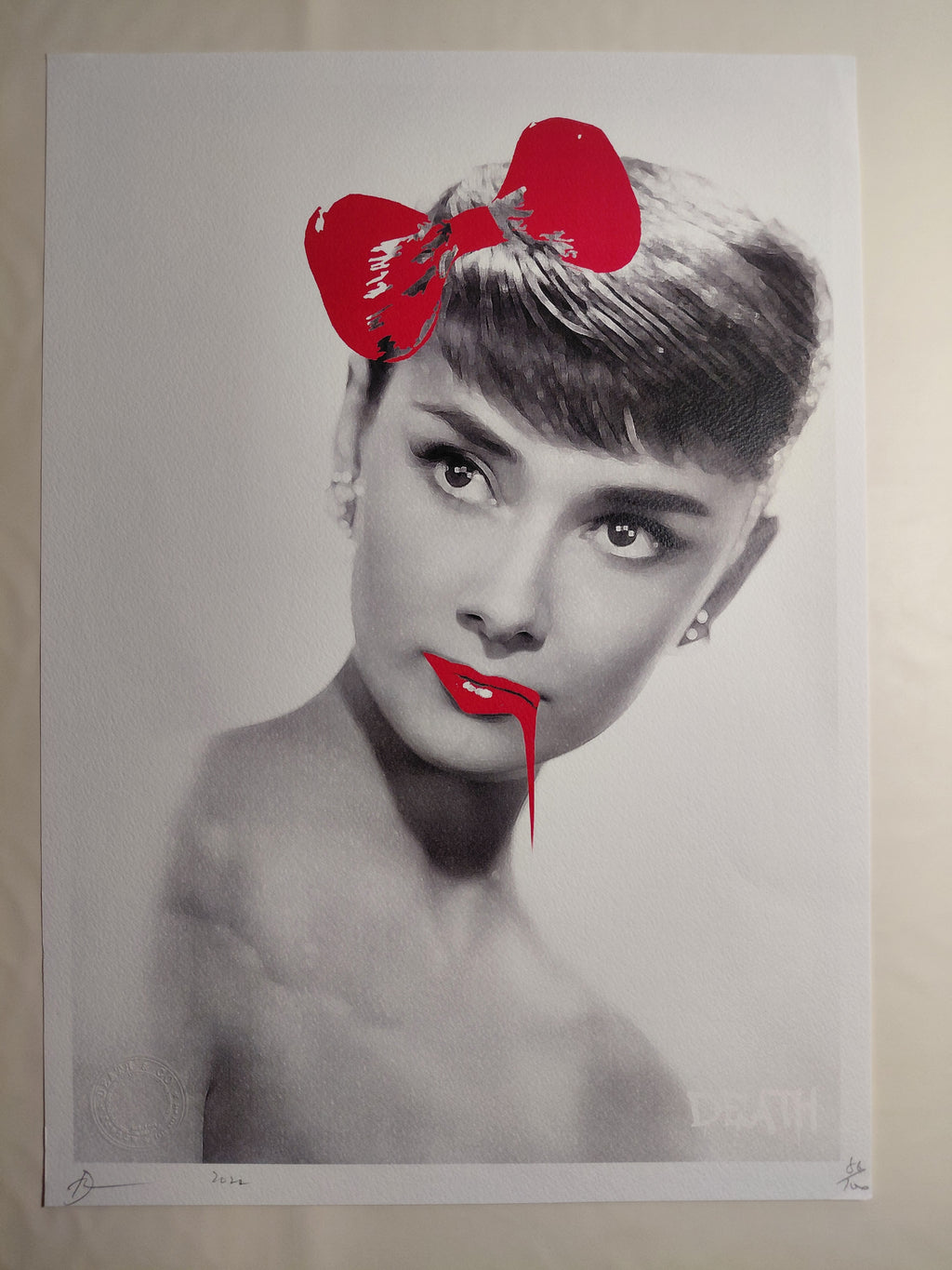 Death NYC #AP/100 World Art Printing Limited