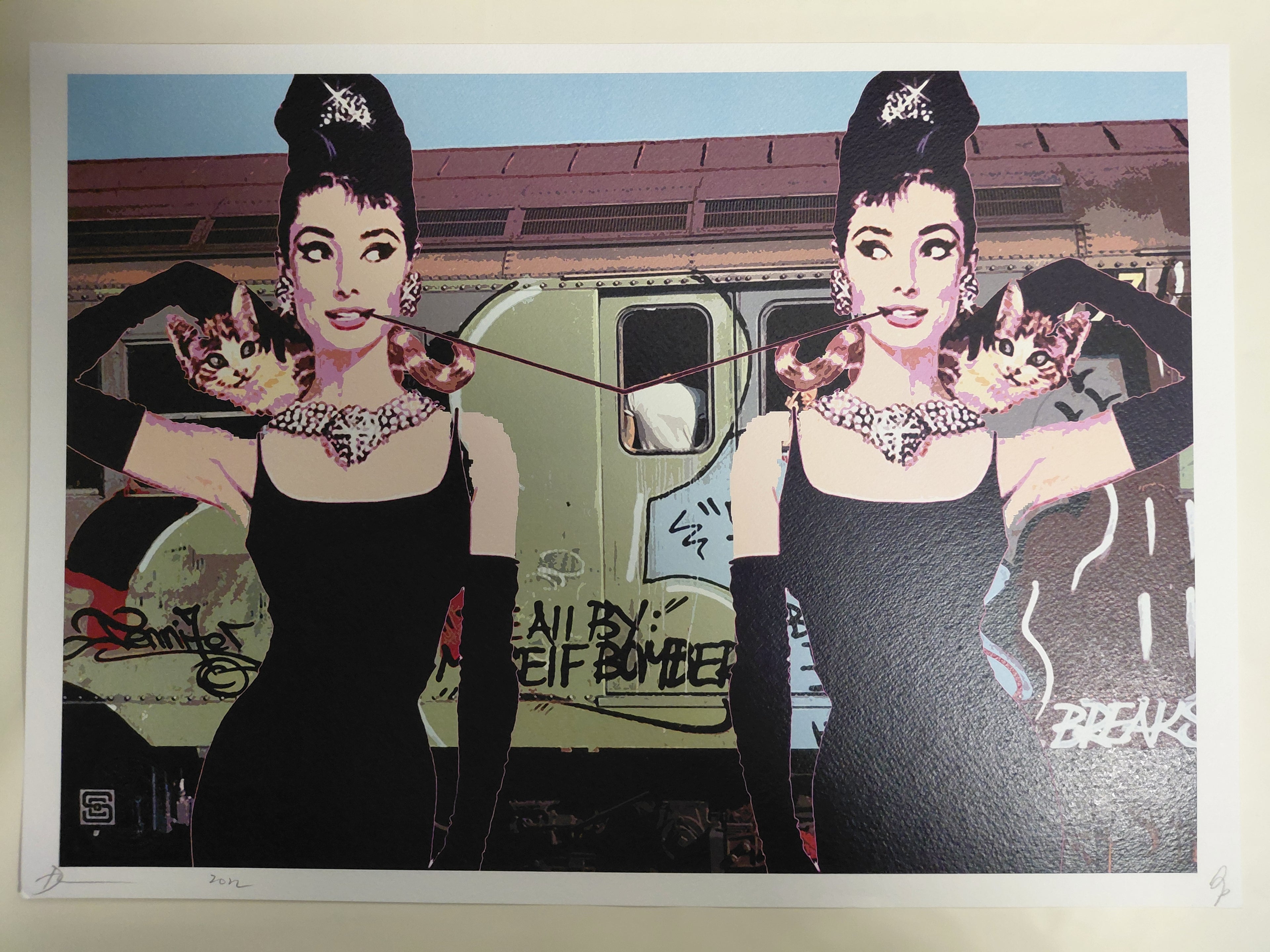 Death NYC #AP/100 World Art Printing Limited