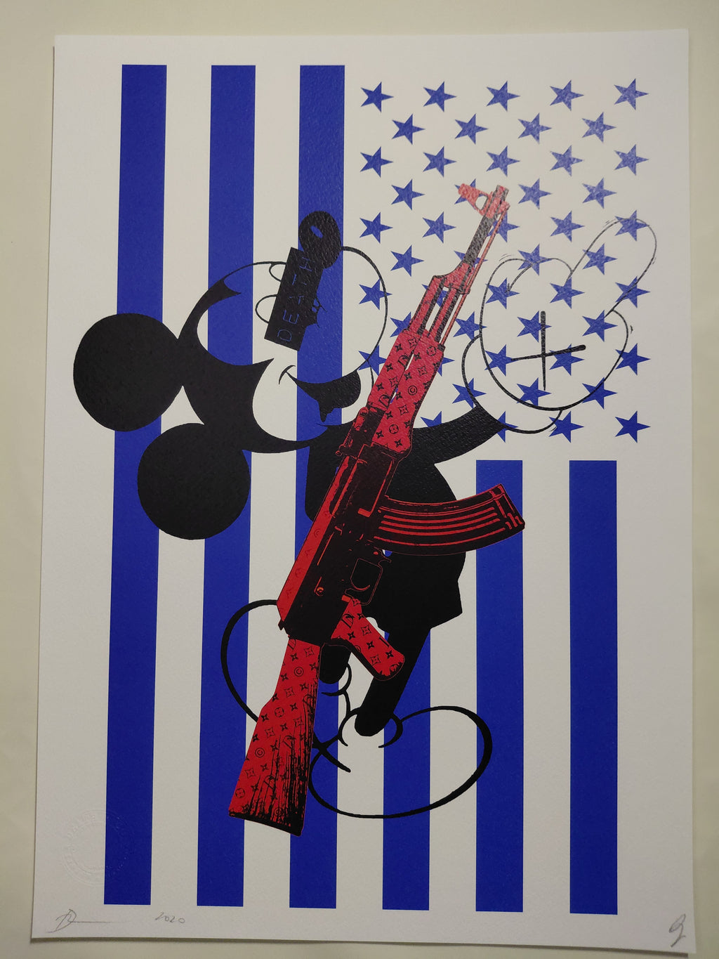 Death NYC #AP/100 World Art Printing Limited