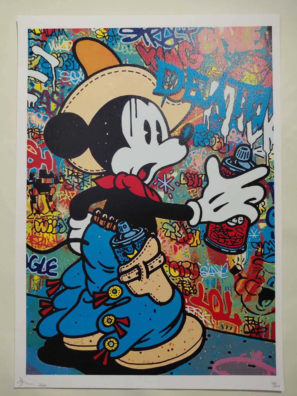 Death NYC #AP/100 World Art Printing Limited