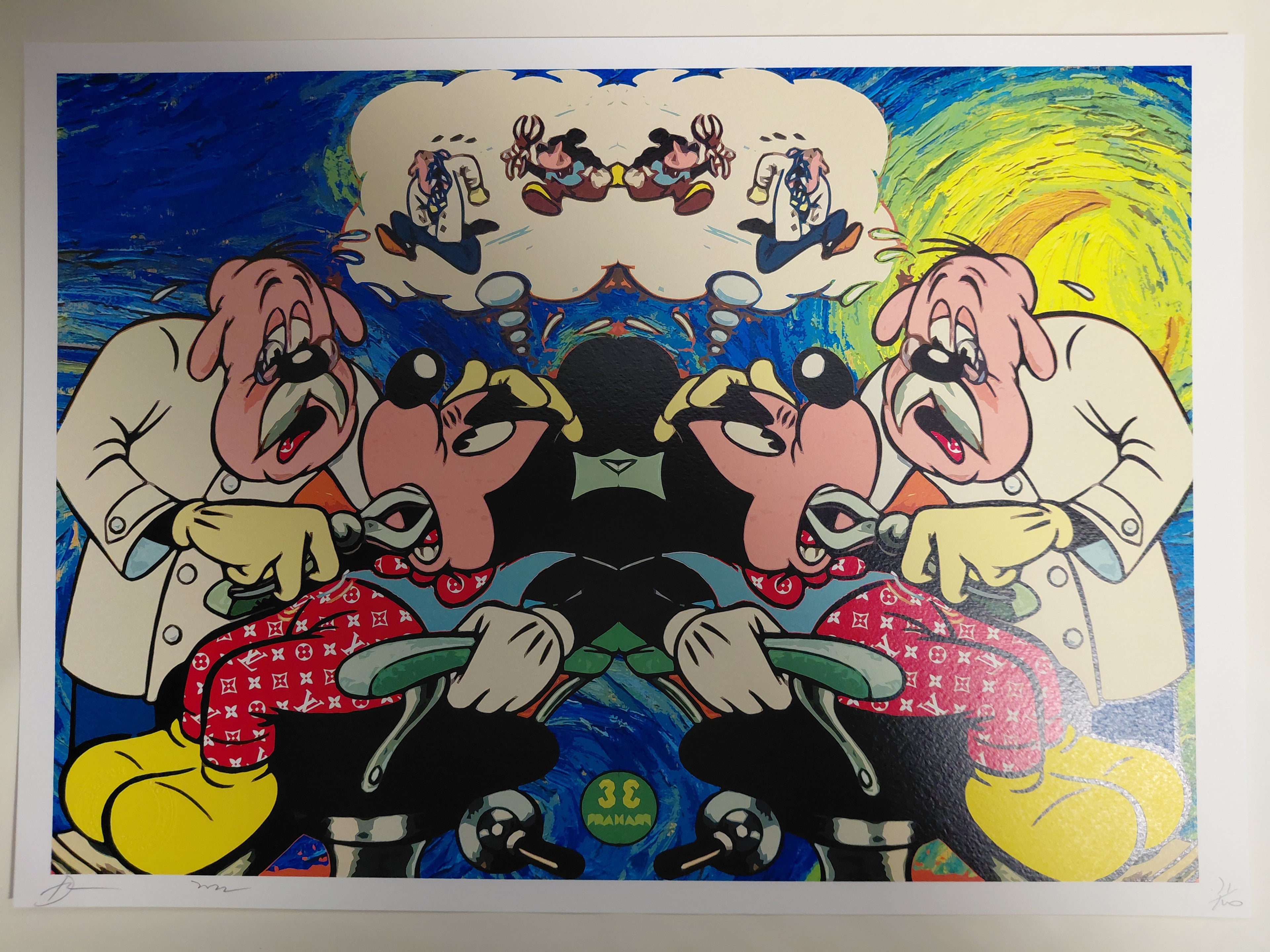 Death NYC #AP/100 World Art Printing Limited