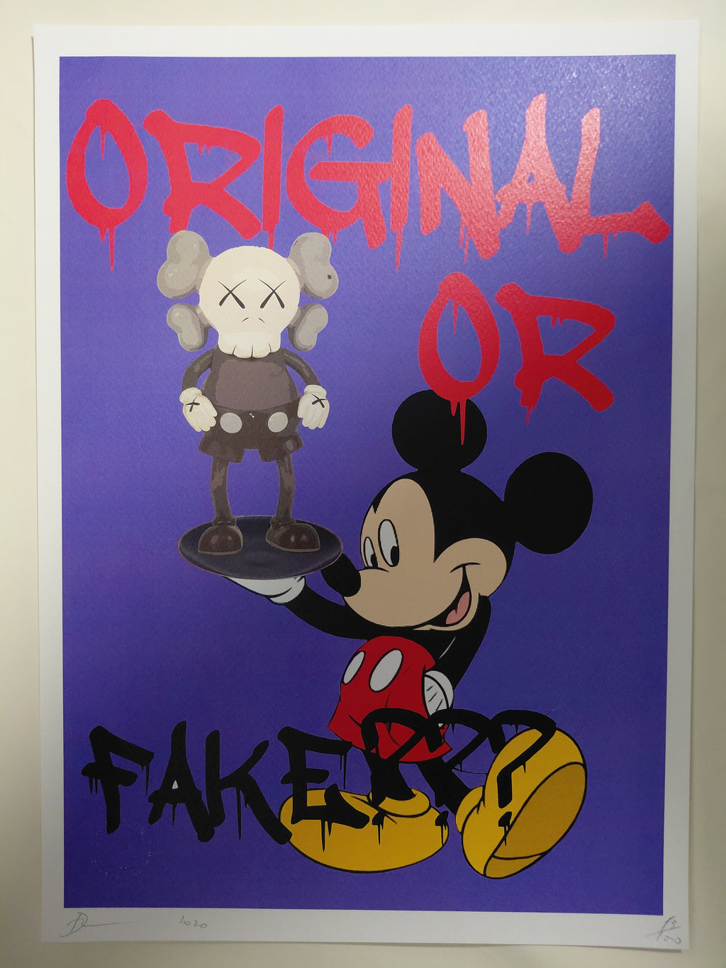 Death NYC #AP/100 World Art Printing Limited