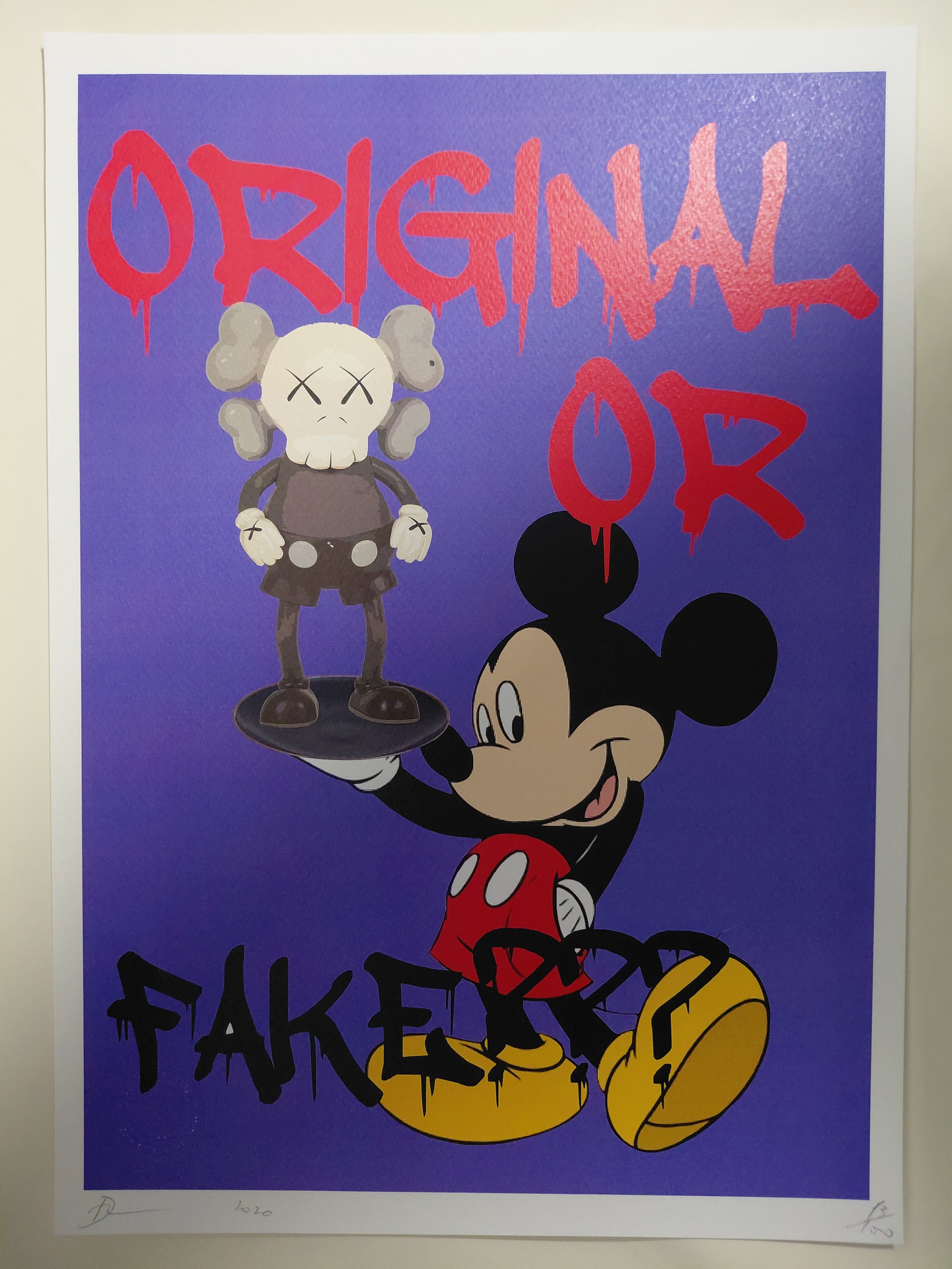 Death NYC #AP/100 World Art Printing Limited