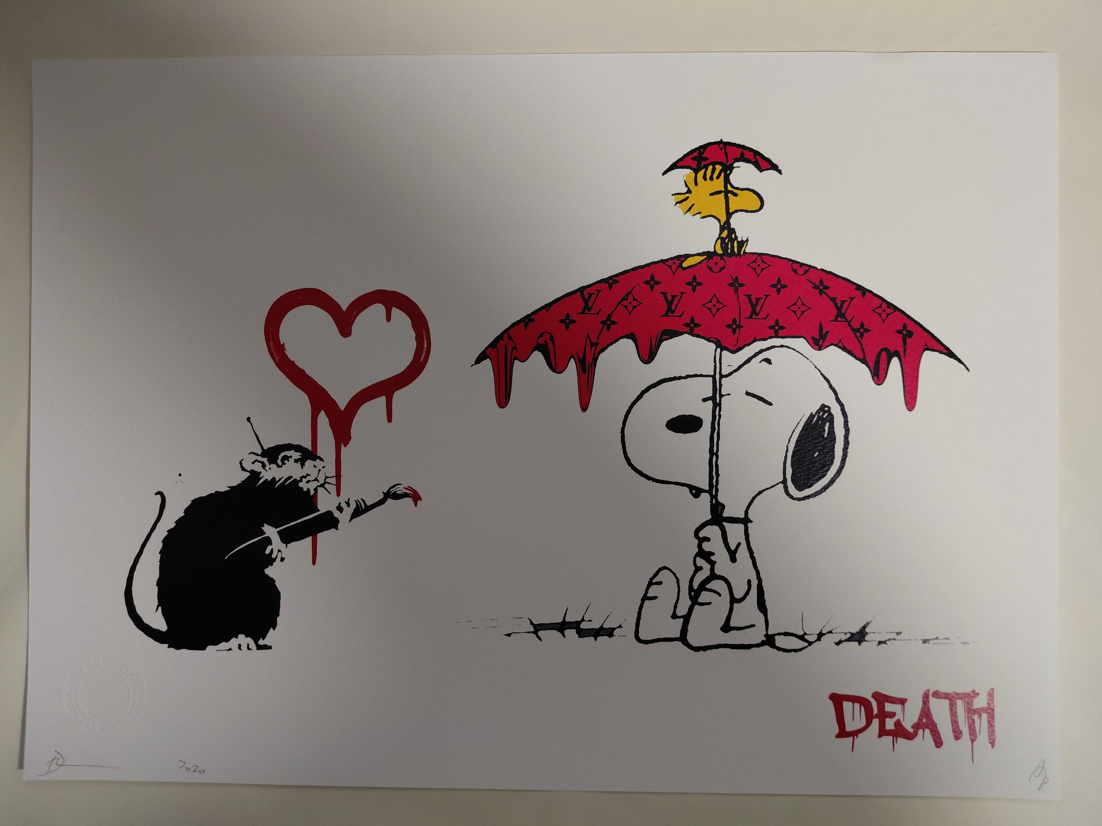 Death NYC #AP/100 World Art Printing Limited