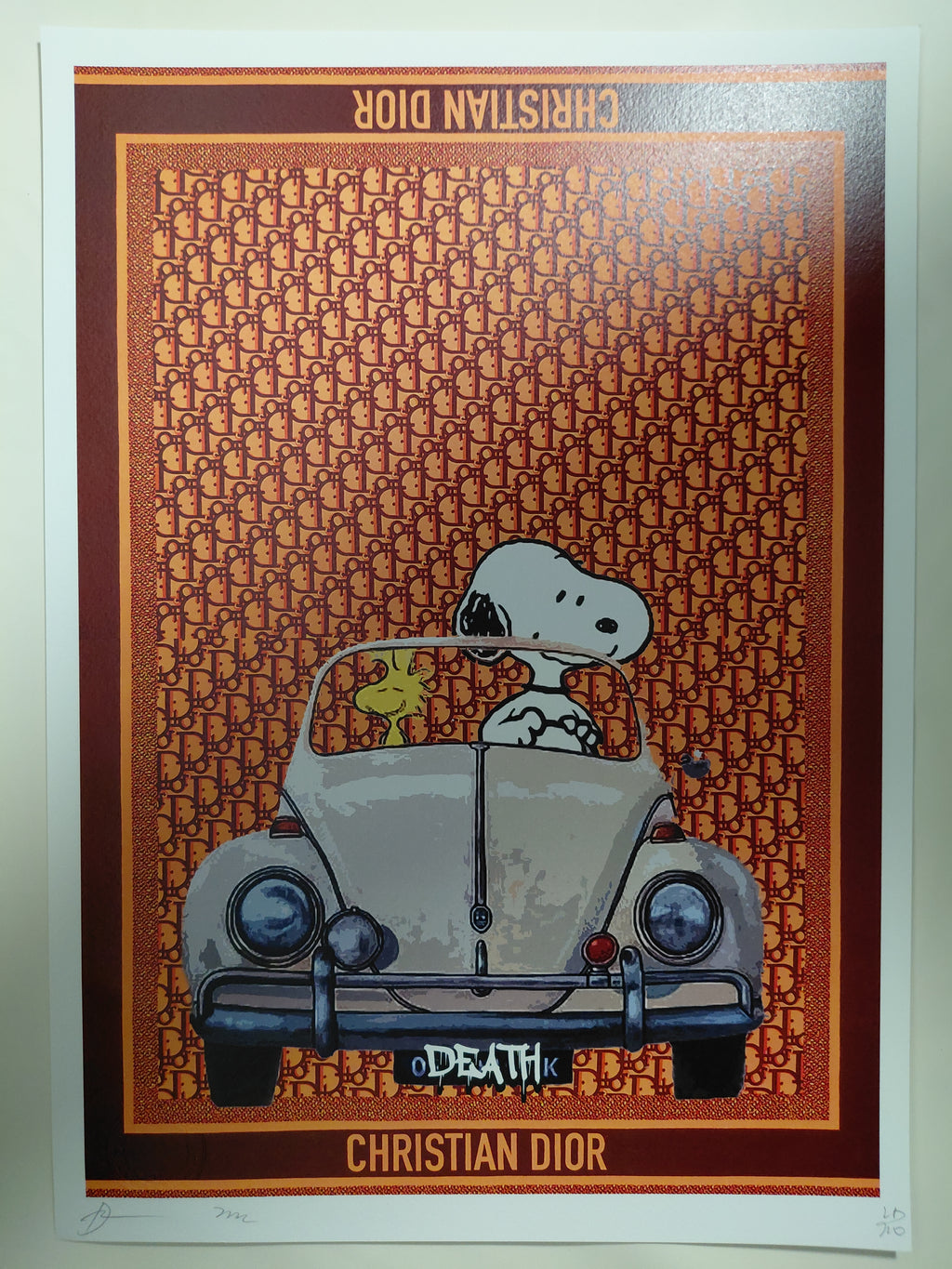 Death NYC #AP/100 World Art Printing Limited