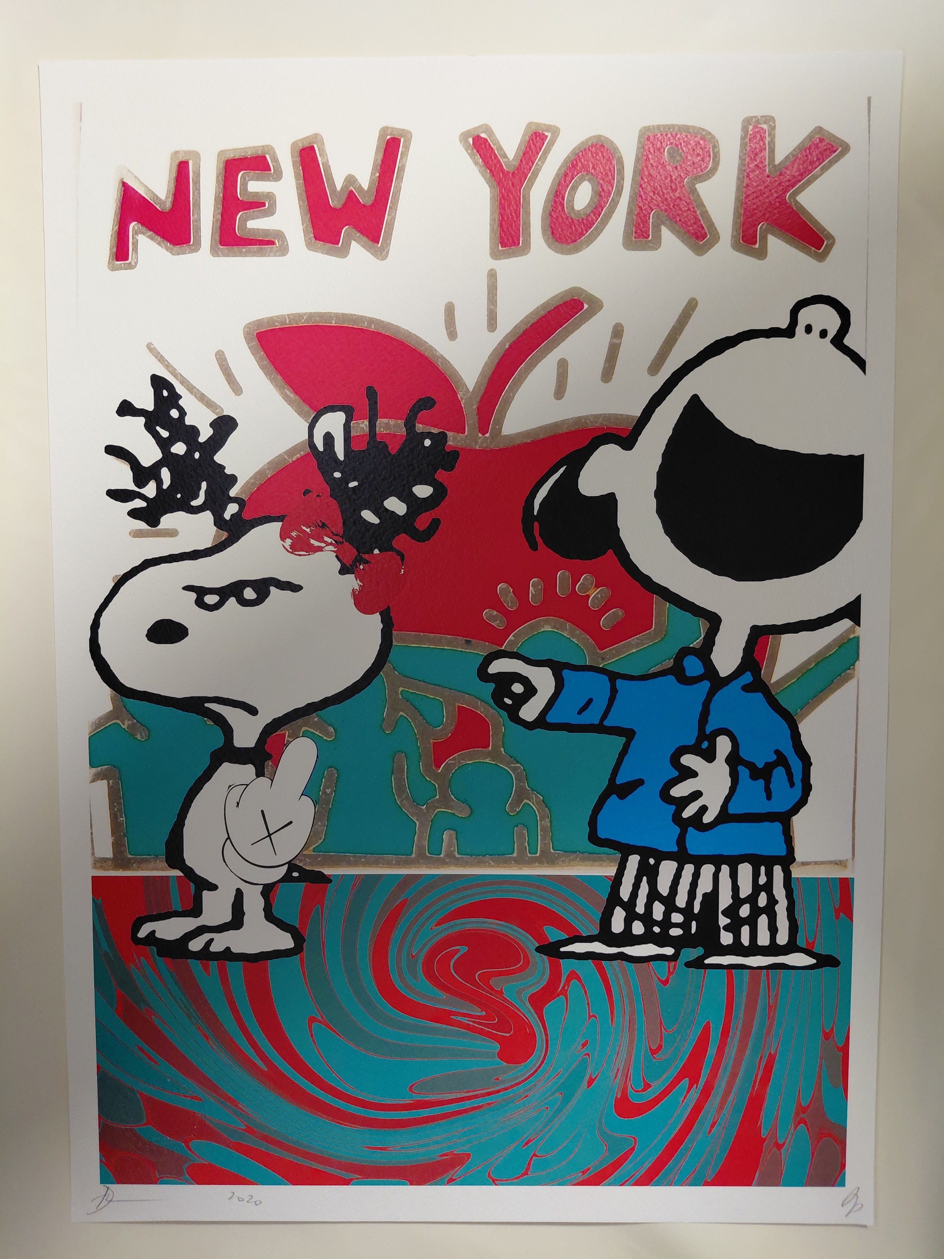 Death NYC #AP/100 World Art Printing Limited