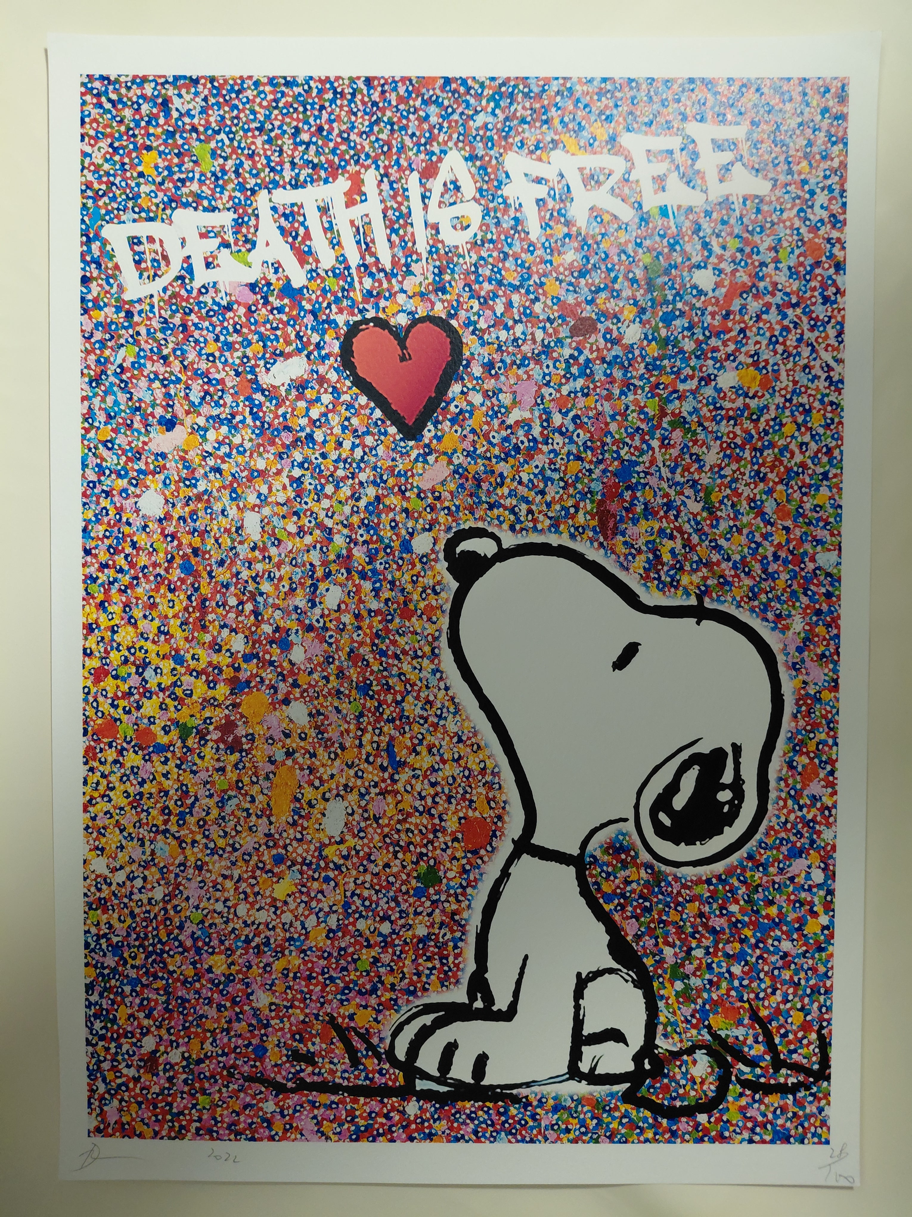 Death NYC #AP/100 World Art Printing Limited