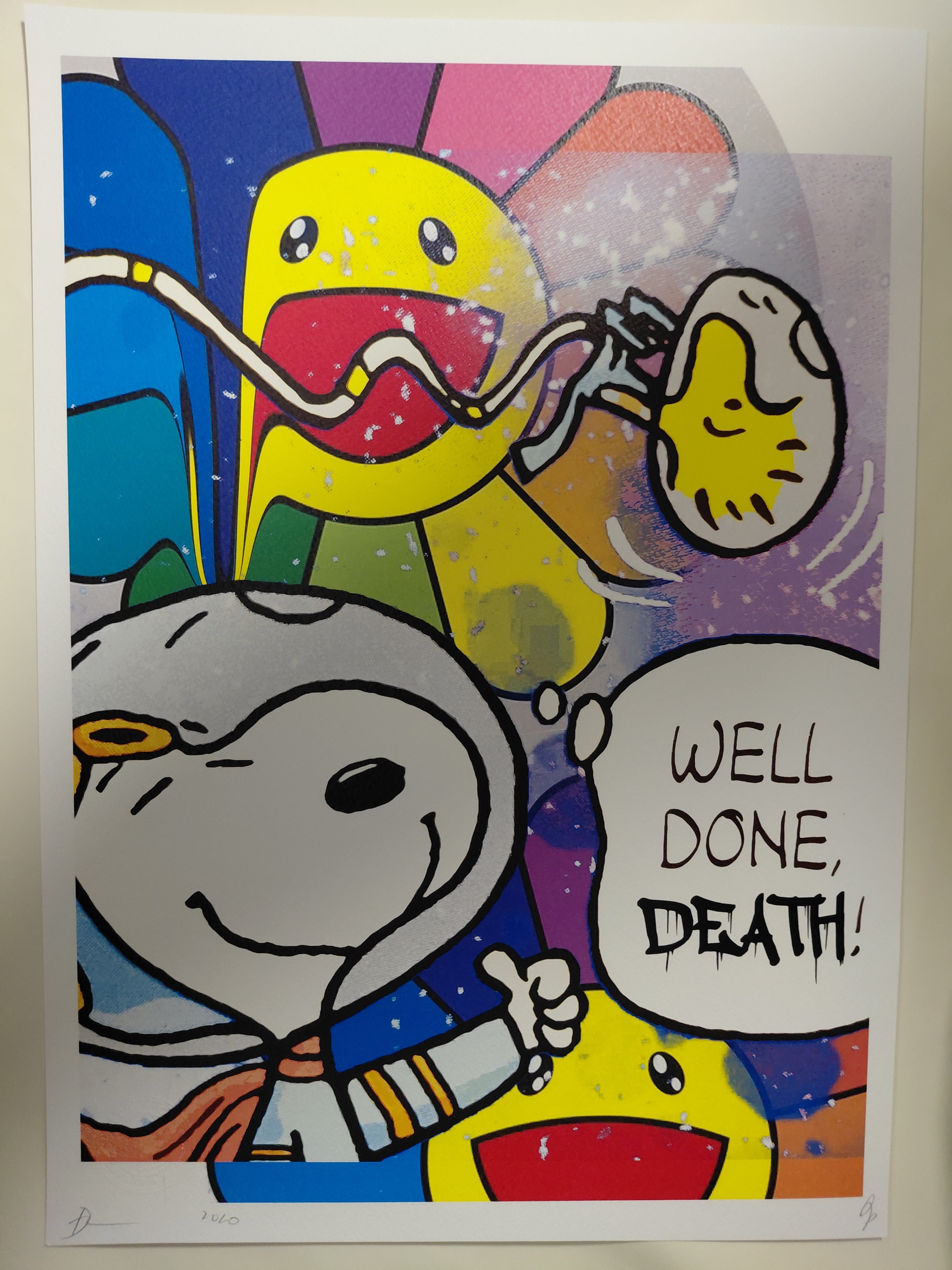 Death NYC #AP/100 World Art Printing Limited