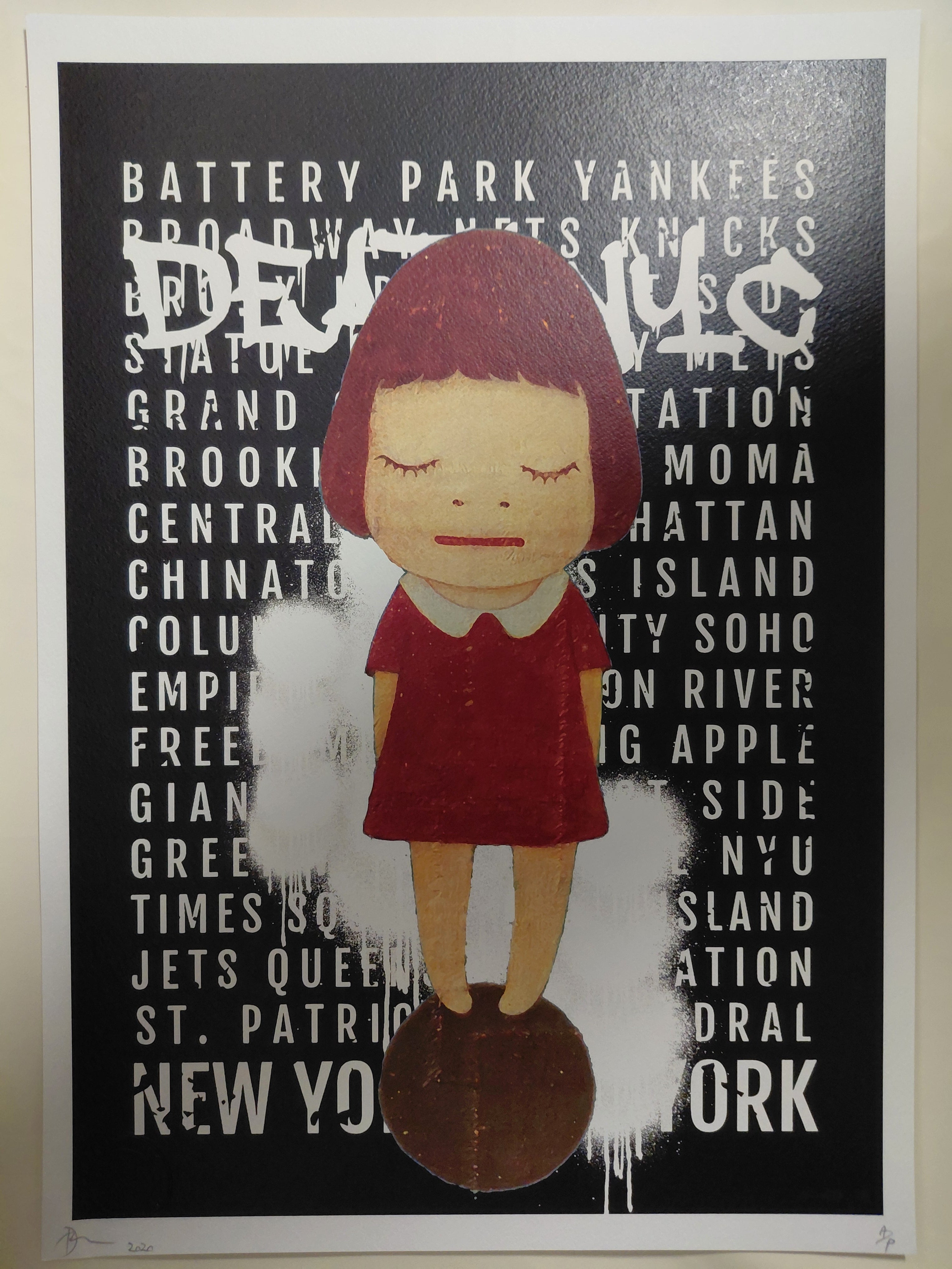 Death NYC #AP/100 World Art Printing Limited