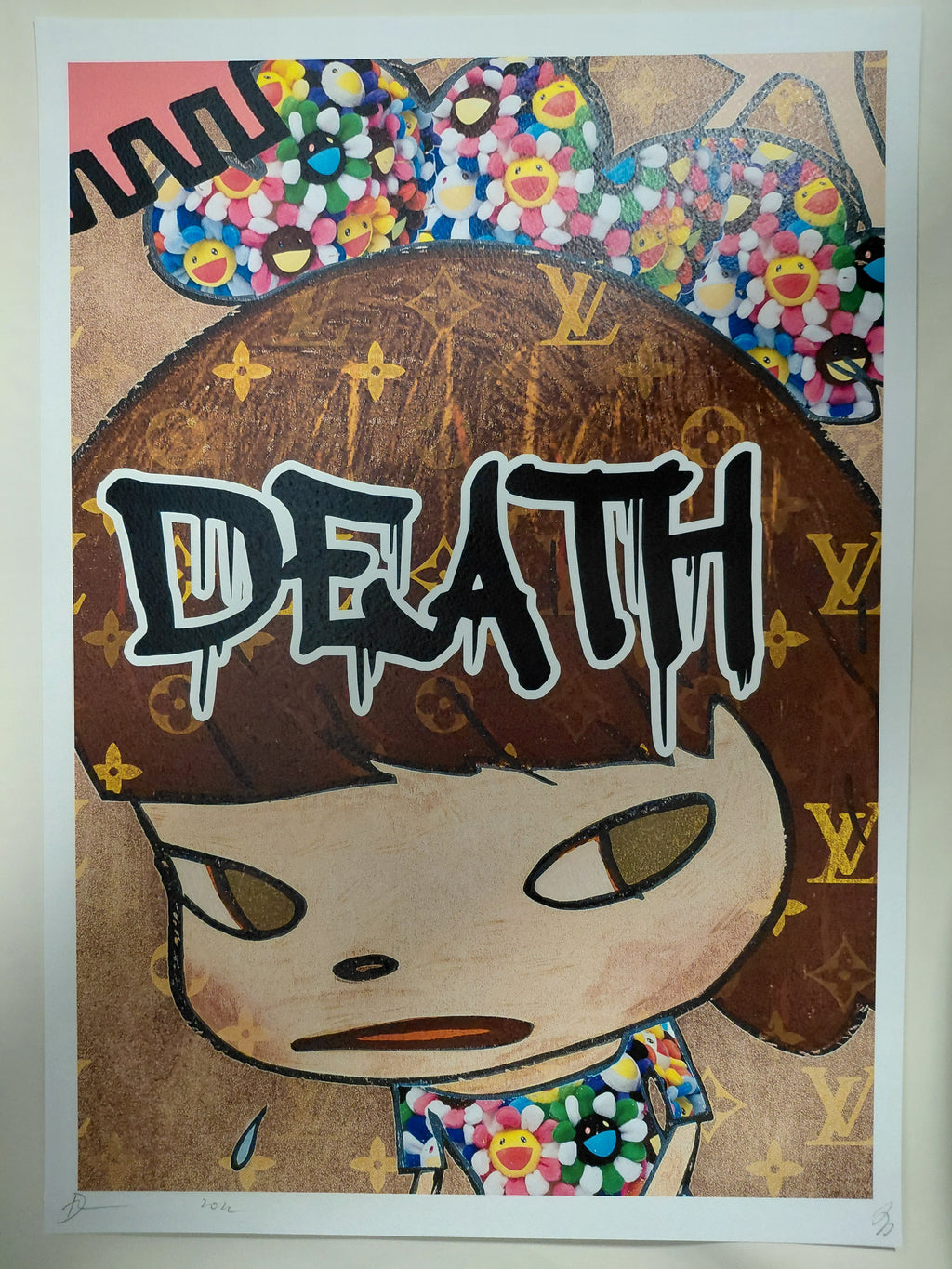 Death NYC #AP/100 World Art Printing Limited