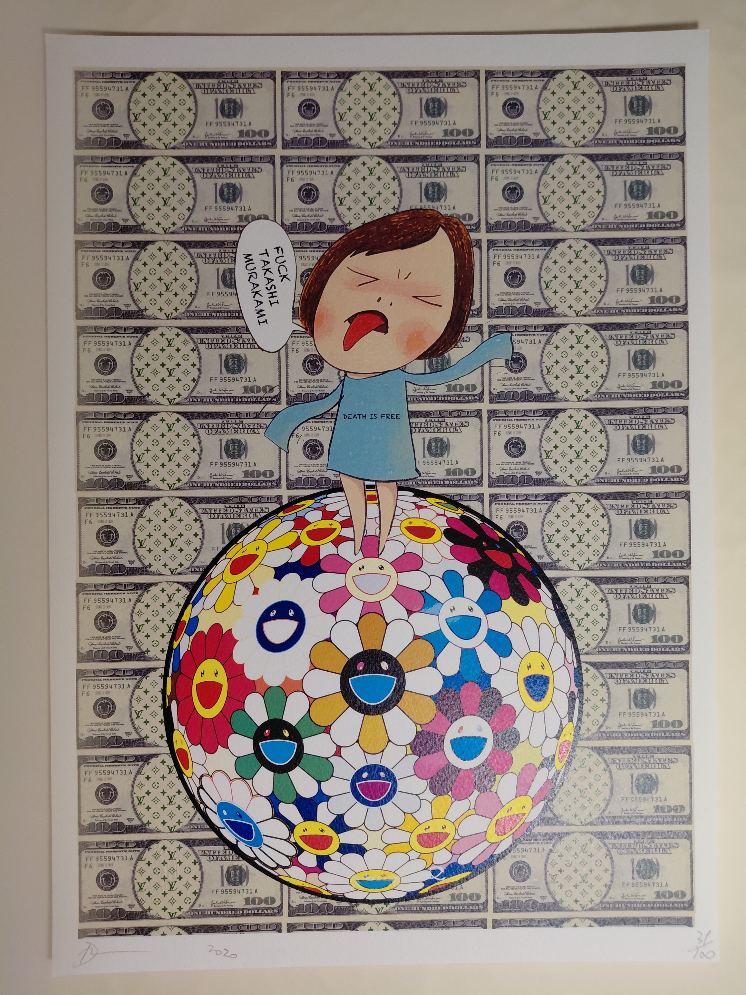 Death NYC #AP/100 World Art Printing Limited