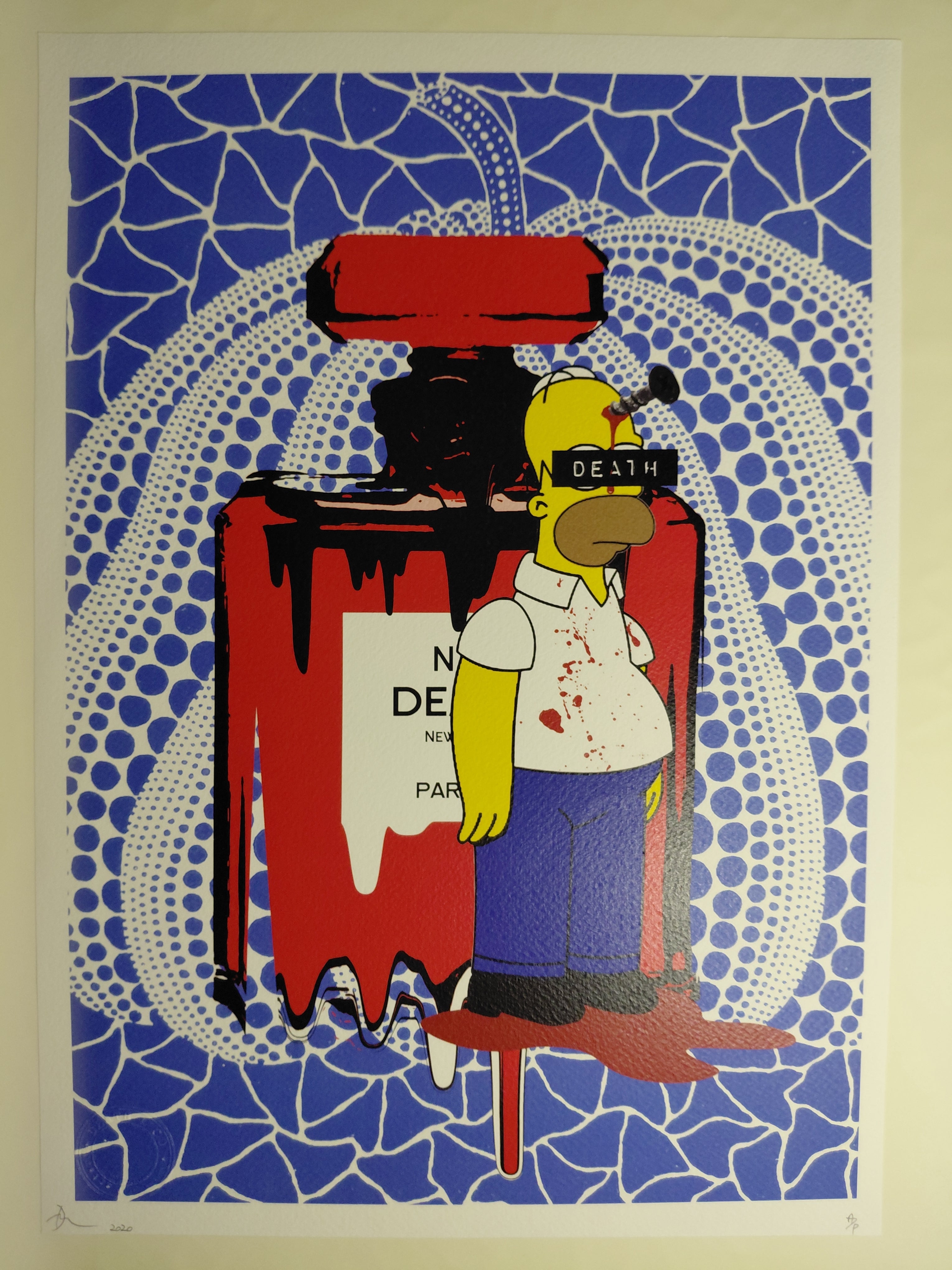 Death NYC #AP/100 World Art Printing Limited