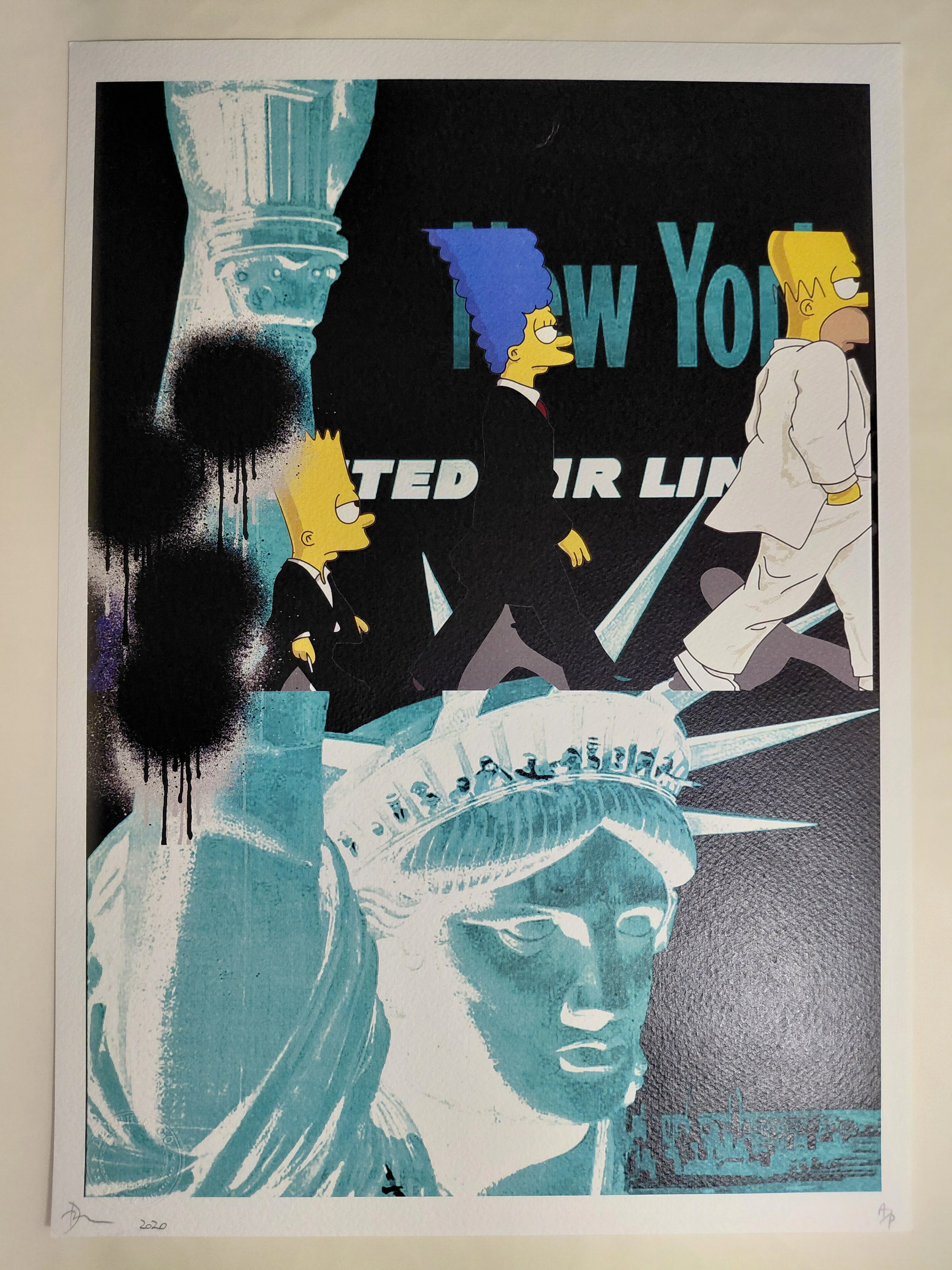 Death NYC #AP/100 World Art Printing Limited