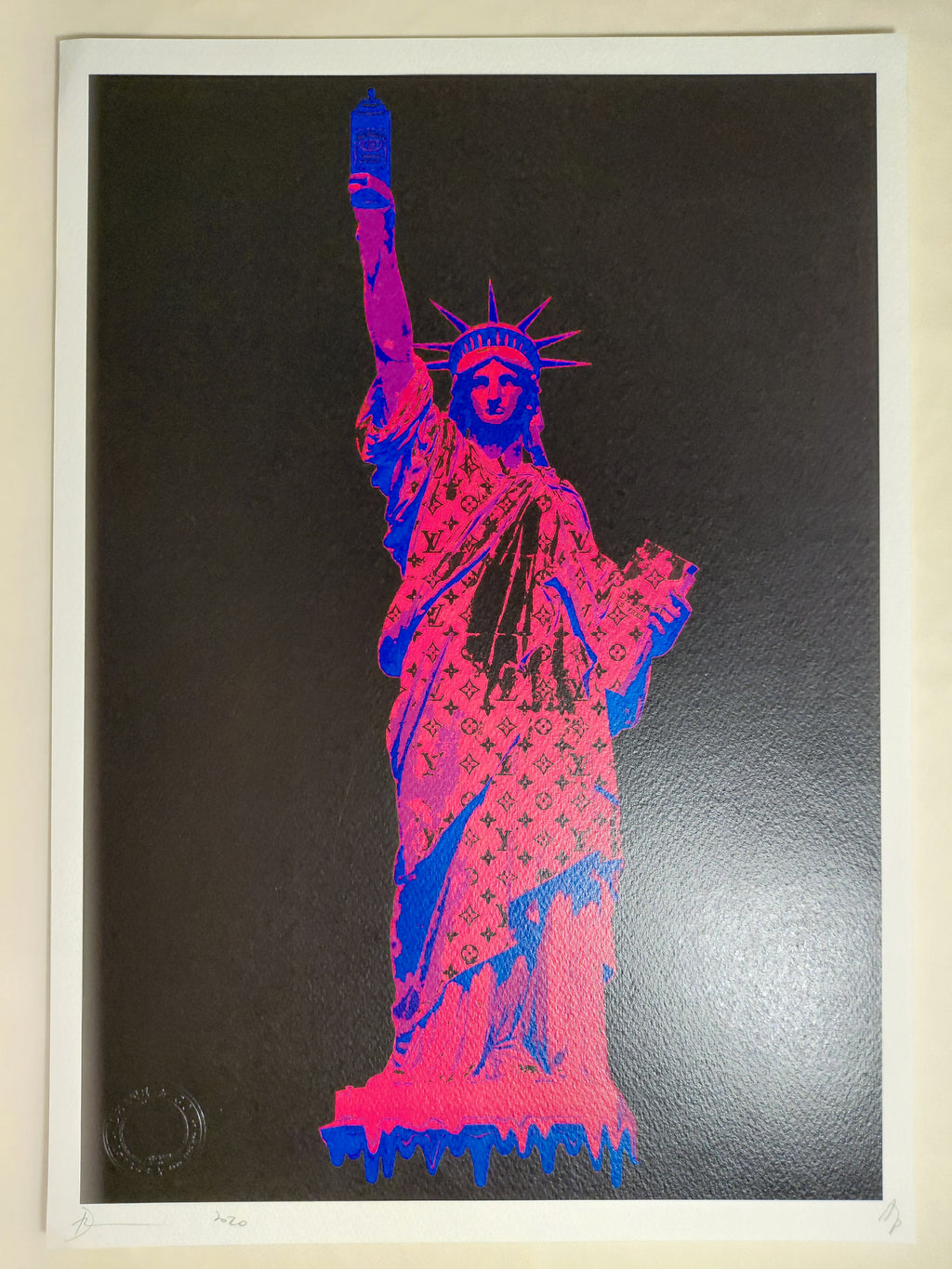 Death NYC #AP/100 World Art Printing Limited