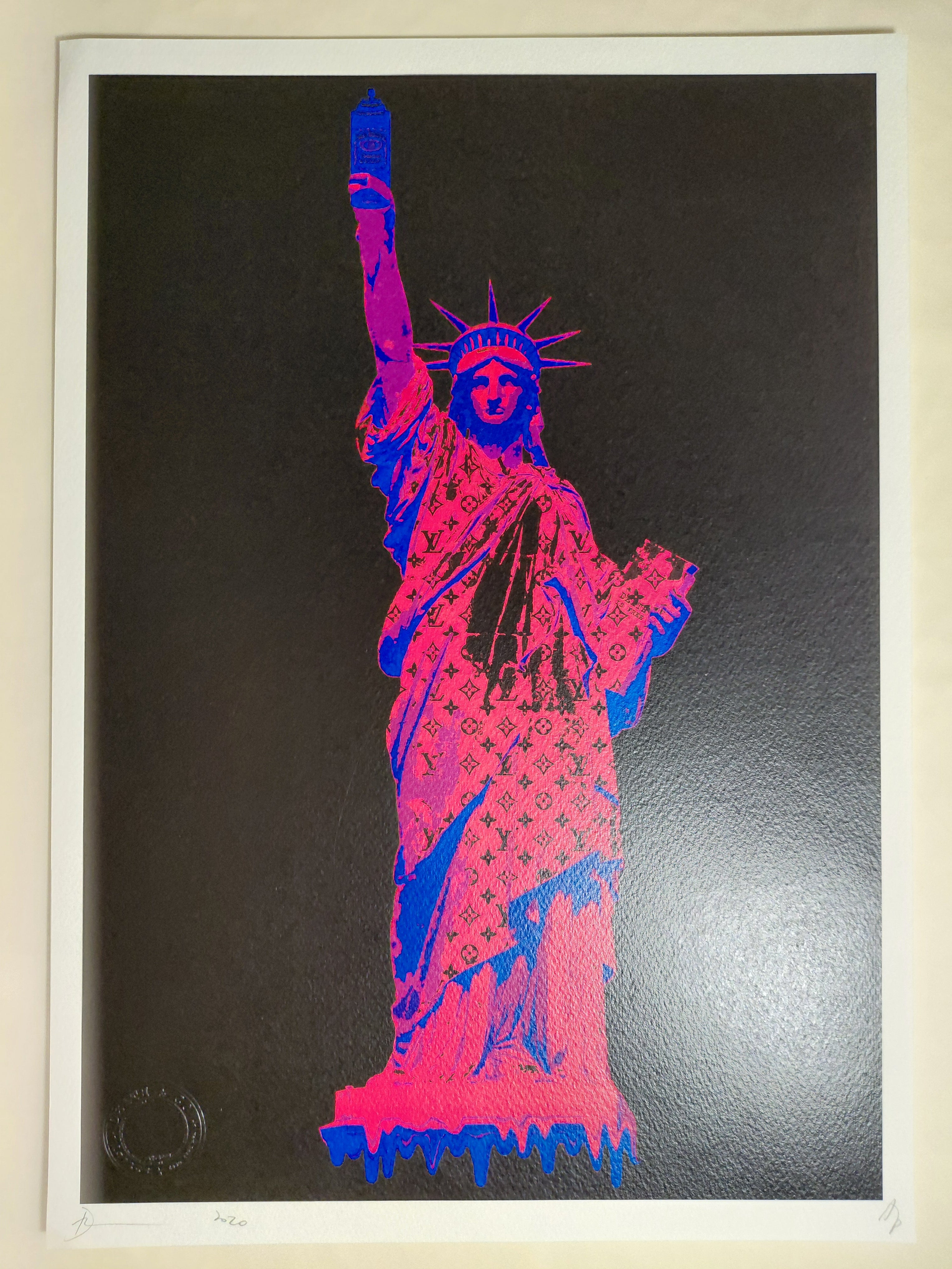 Death NYC #AP/100 World Art Printing Limited
