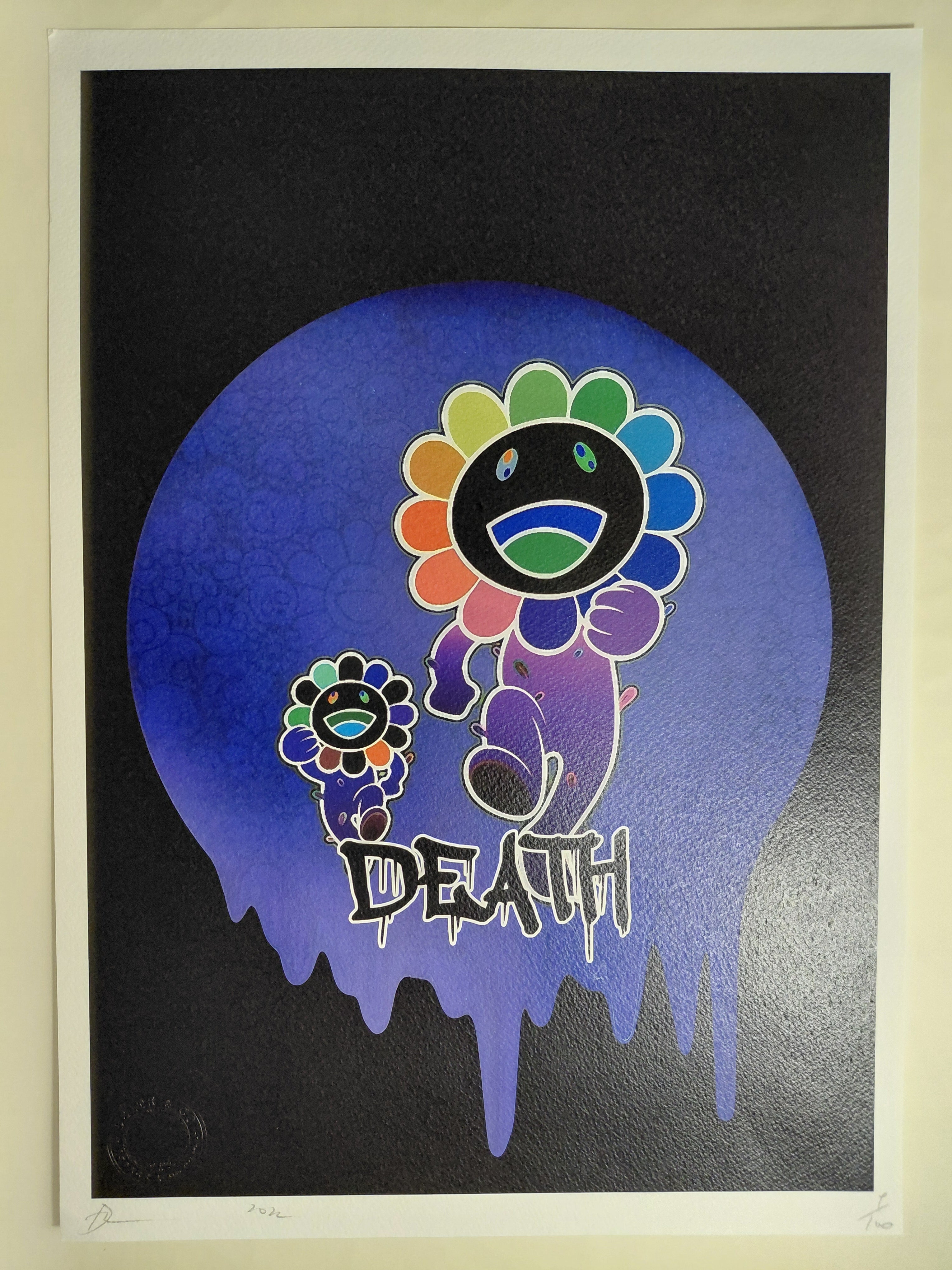 Death NYC #AP/100 World Art Printing Limited