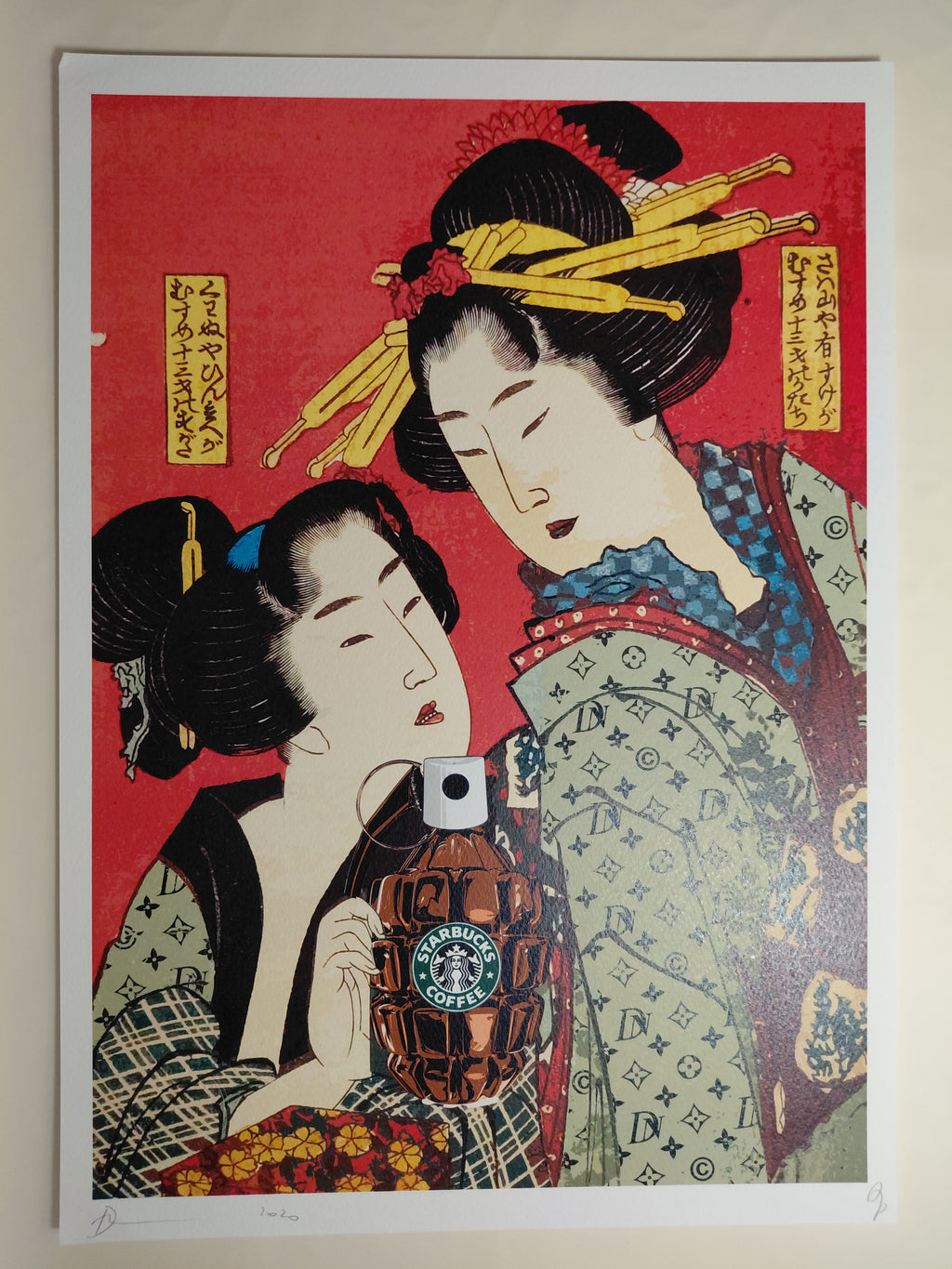 Death NYC #AP/100 World Art Printing Limited