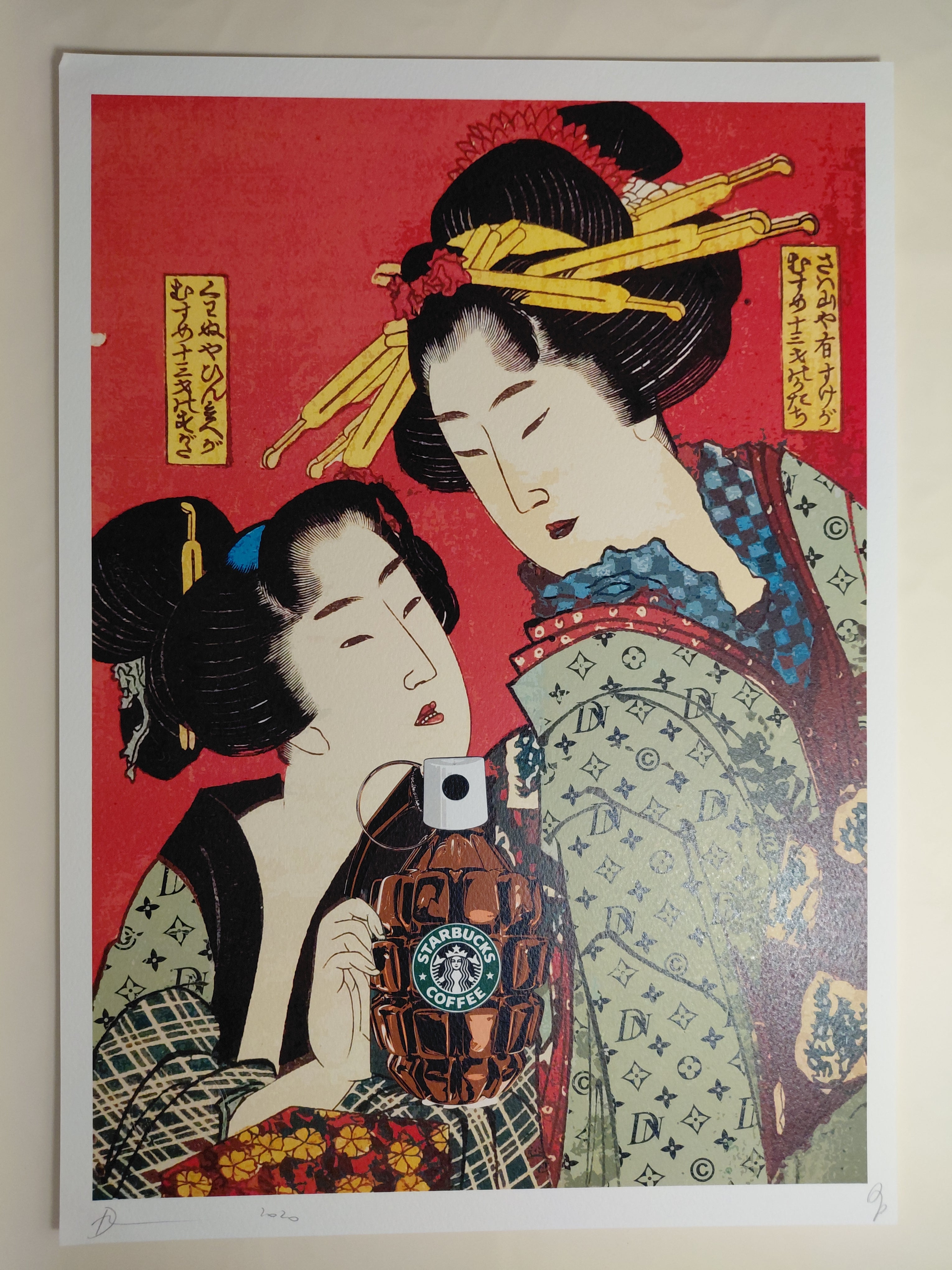 Death NYC #AP/100 World Art Printing Limited