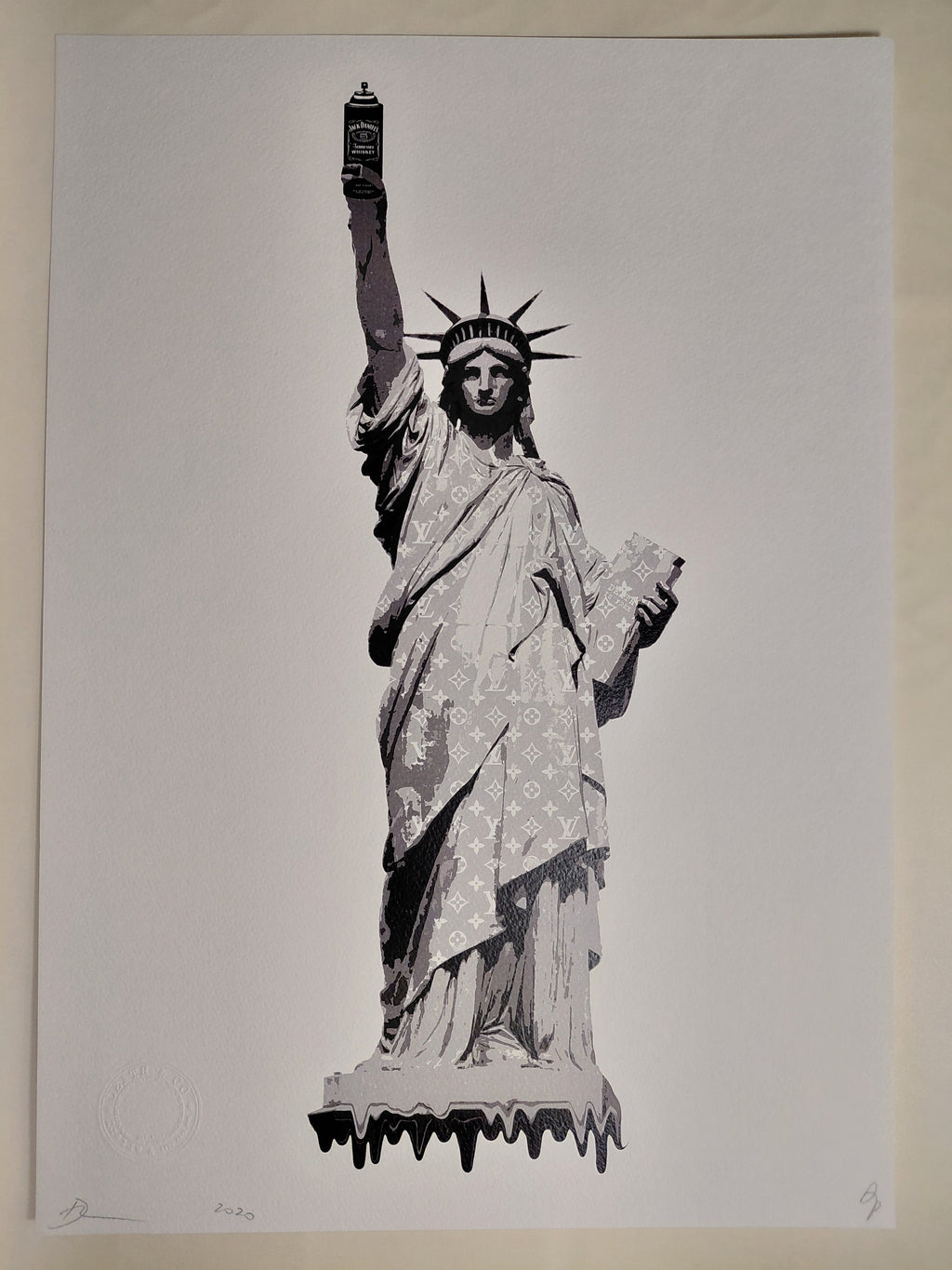 Death NYC #AP/100 World Art Printing Limited