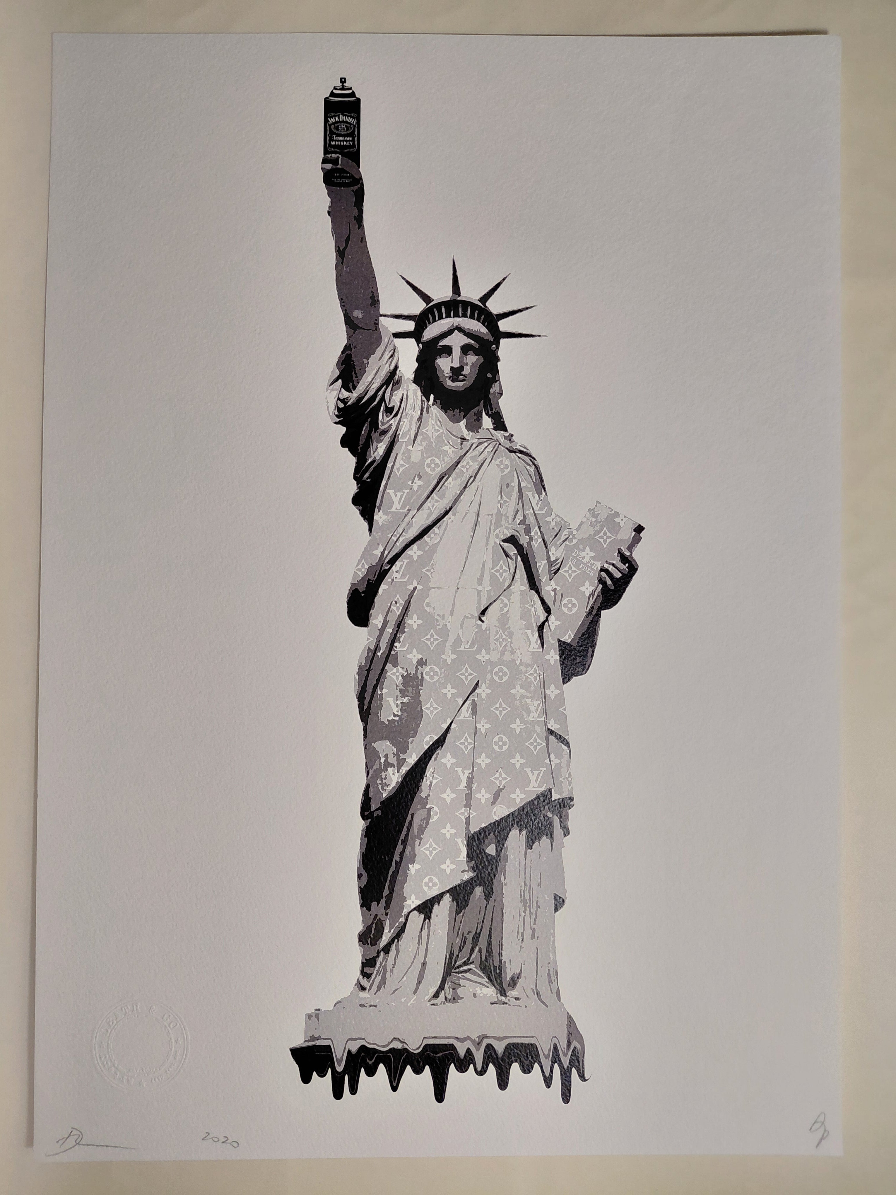 Death NYC #AP/100 World Art Printing Limited