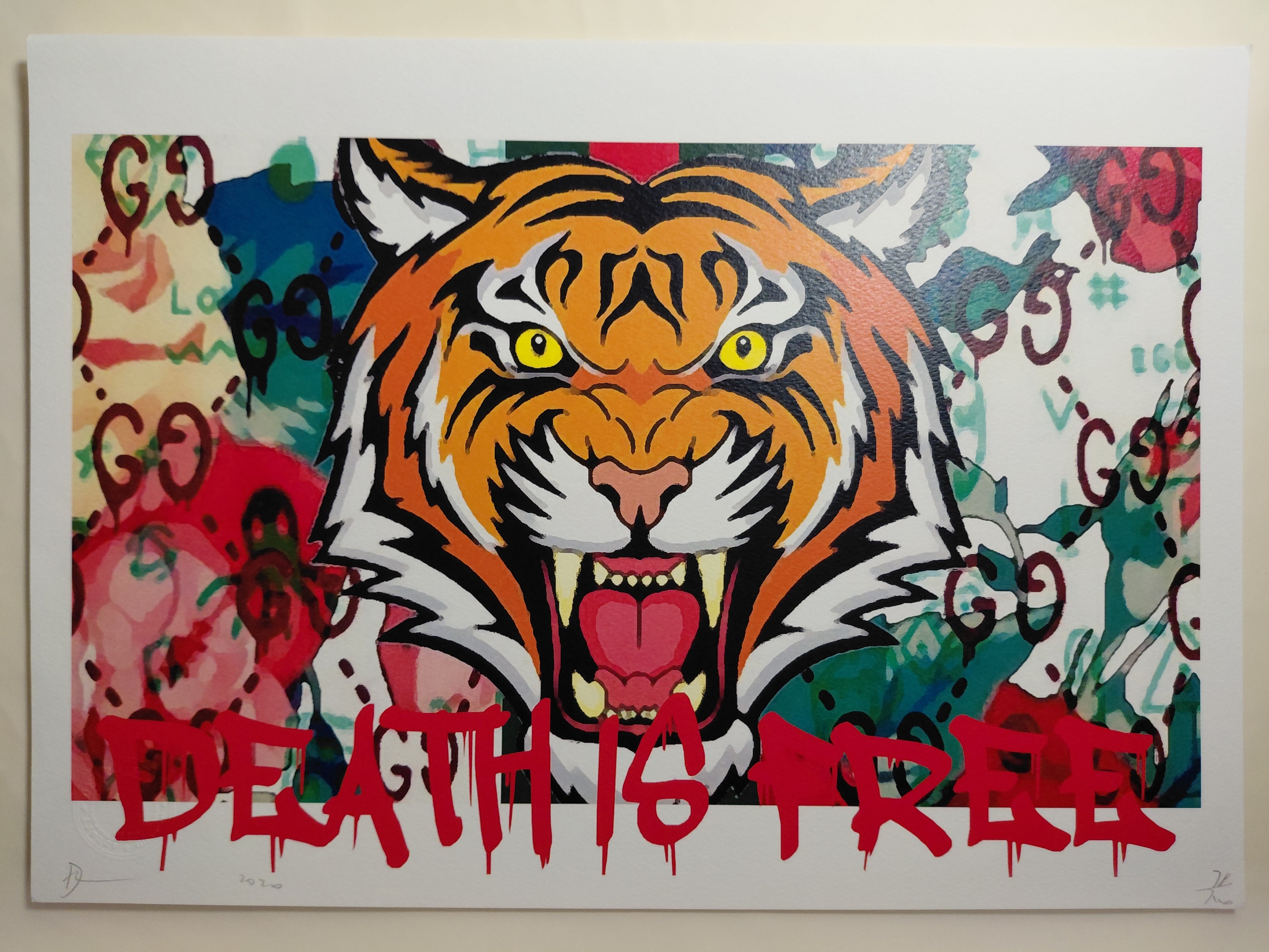Death NYC #AP/100 World Art Printing Limited