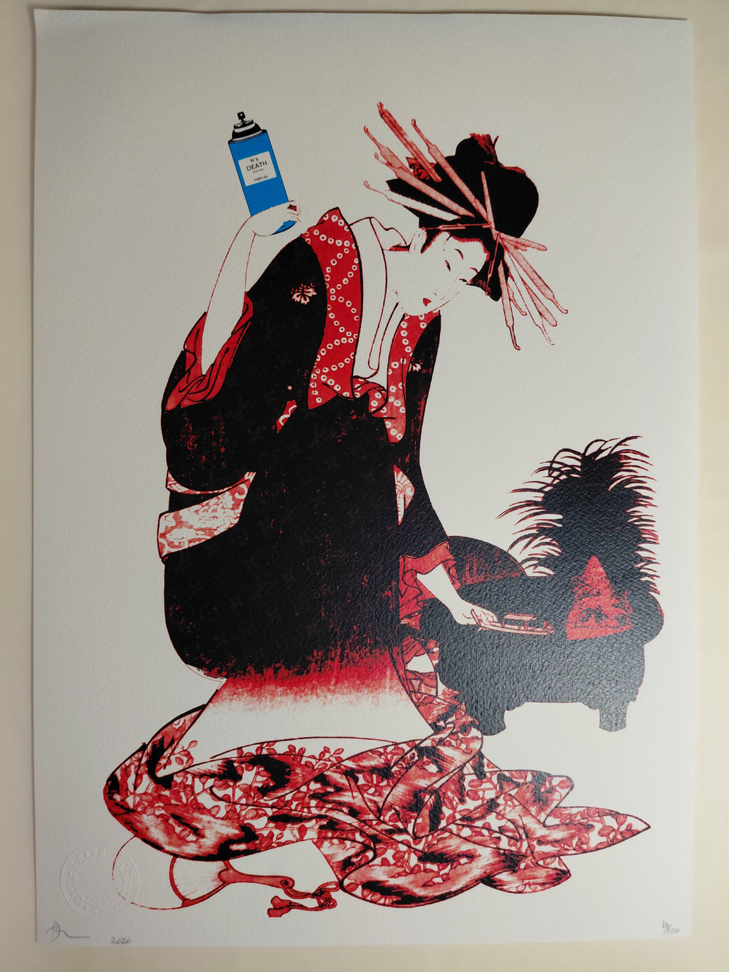Death NYC #AP/100 World Art Printing Limited