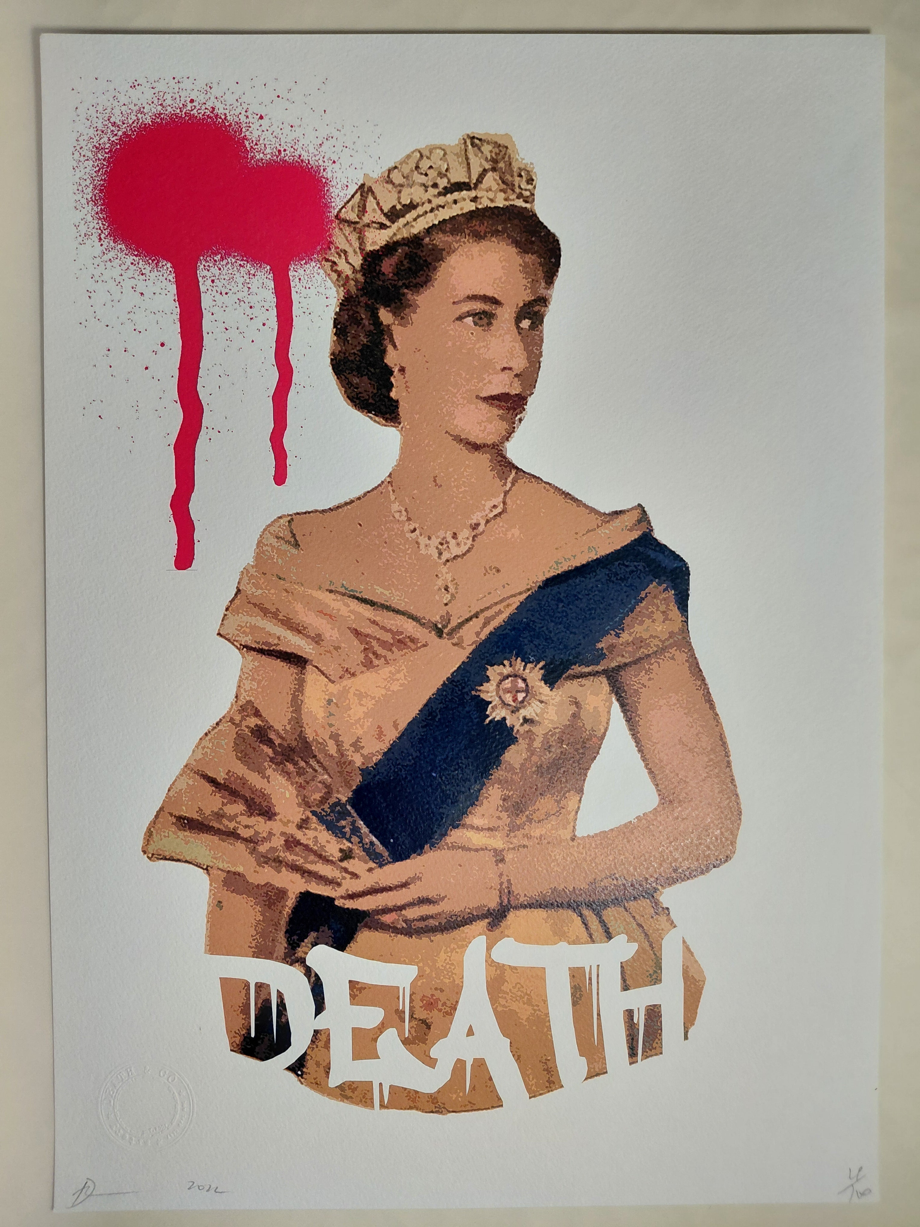 Death NYC #AP/100 World Art Printing Limited