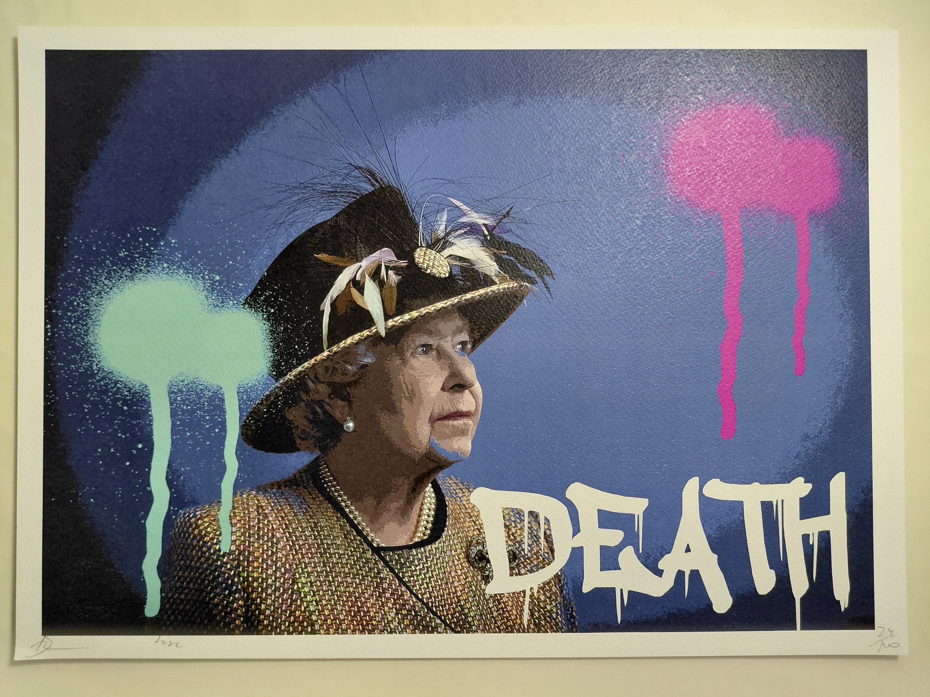 Death NYC #AP/100 World Art Printing Limited