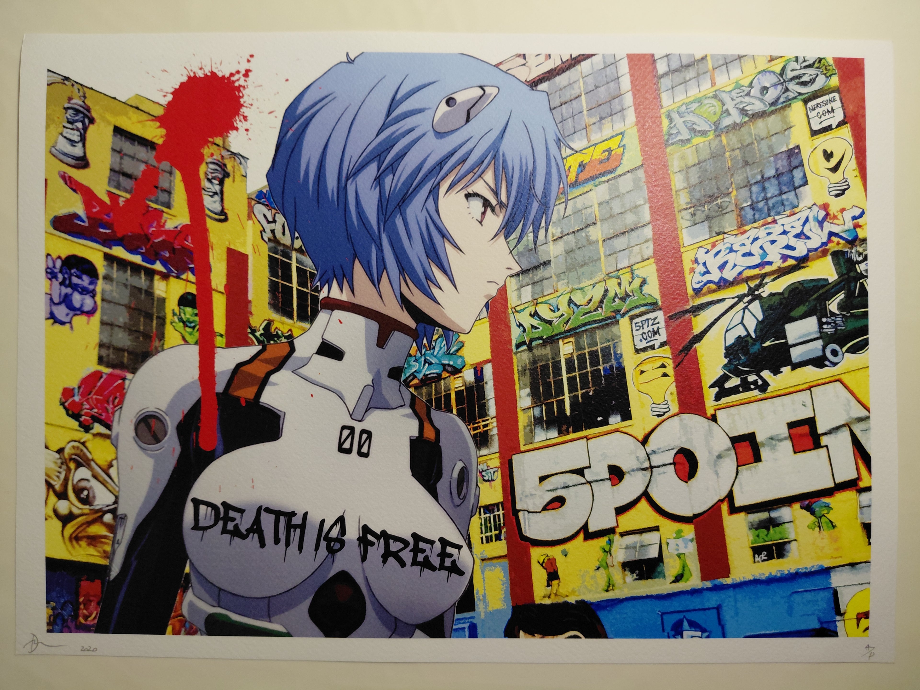 Death NYC #AP/100 World Art Printing Limited