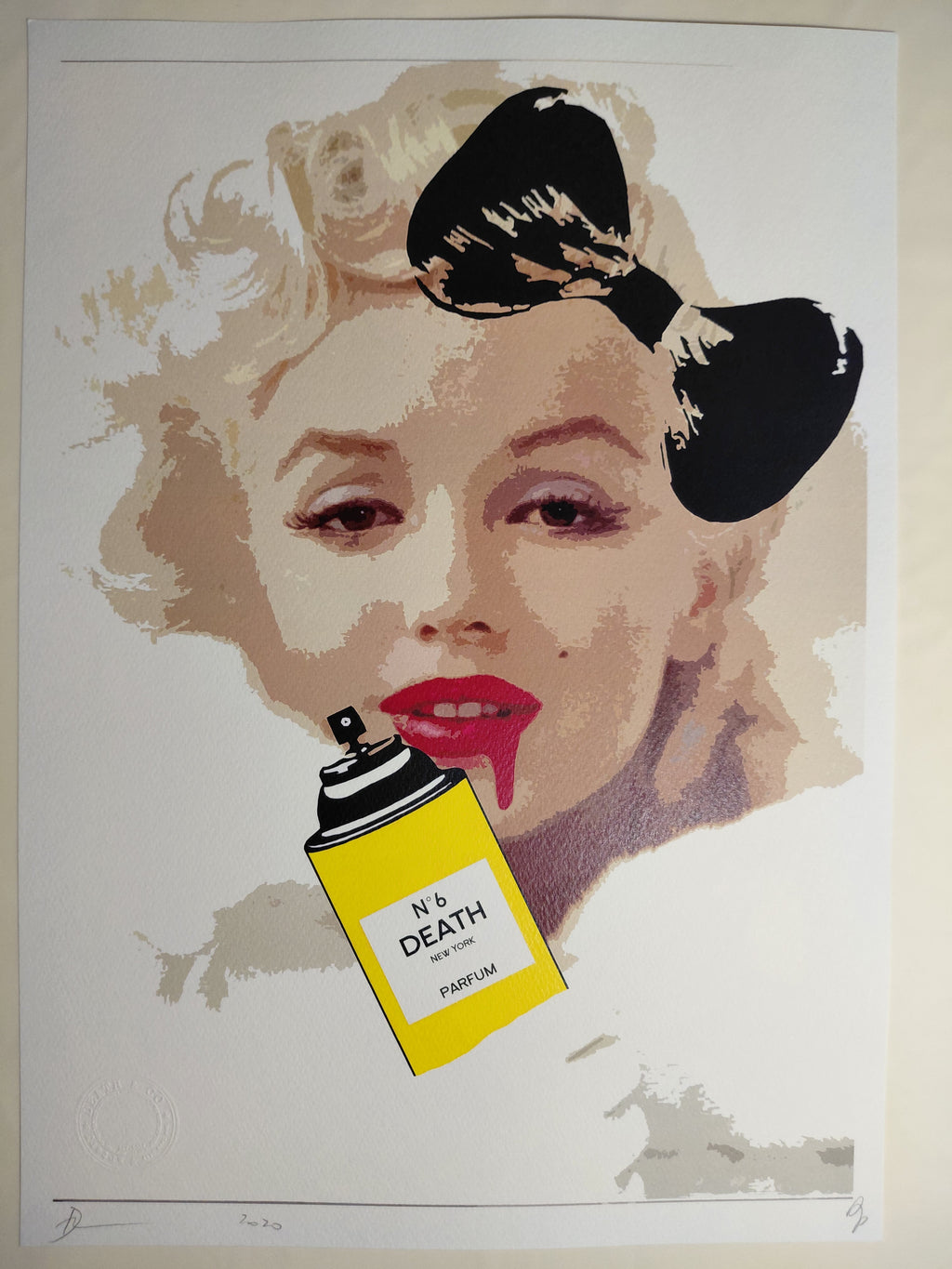 Death NYC #AP/100 World Art Printing Limited