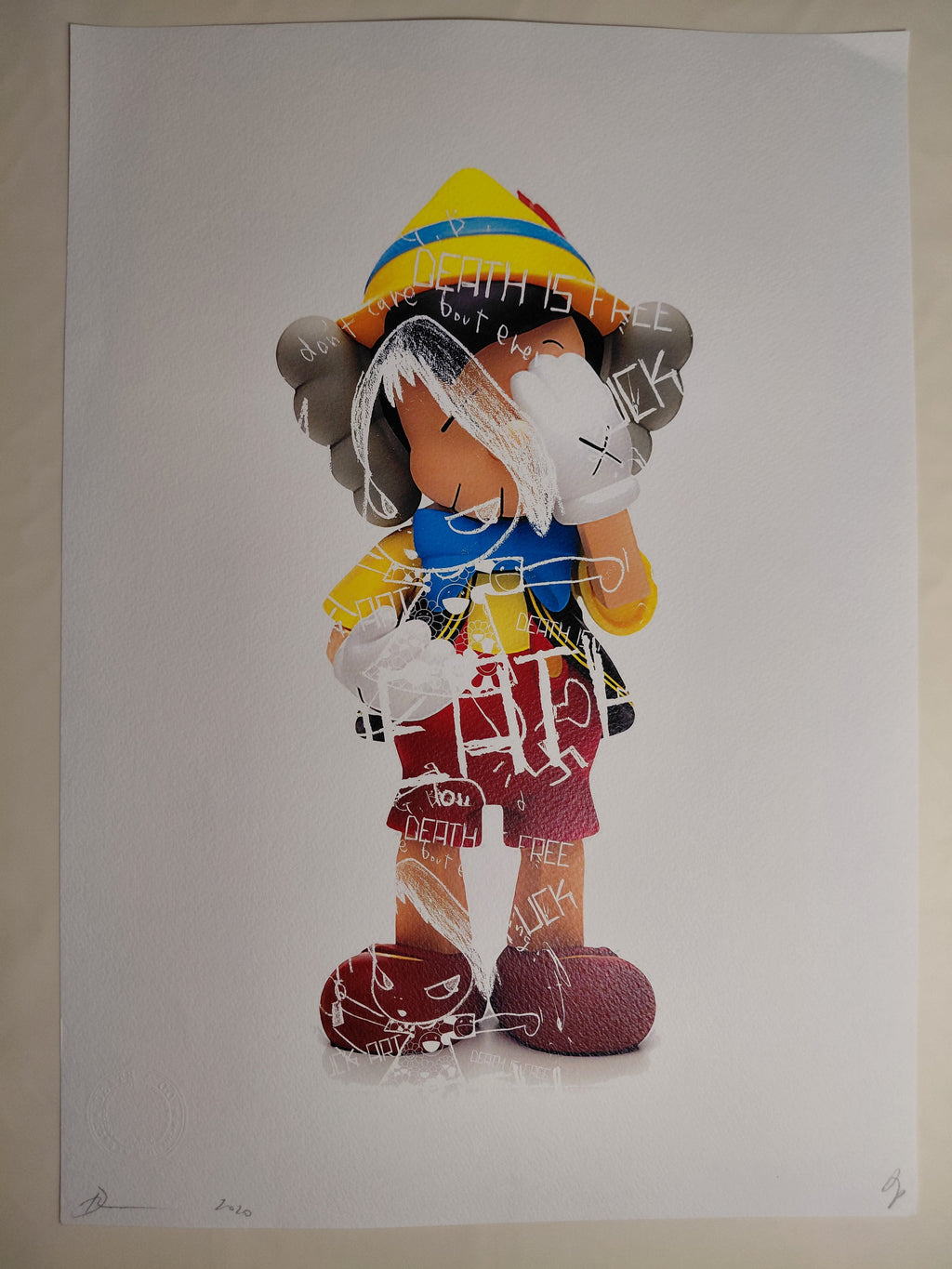 Death NYC #AP/100 World Art Printing Limited