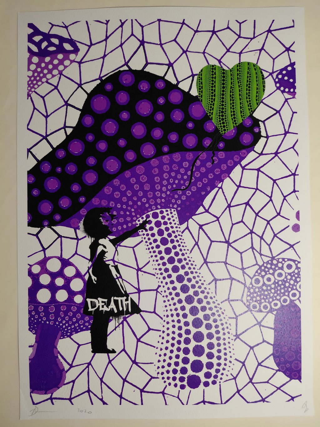 Death NYC #AP/100 World Art Printing Limited