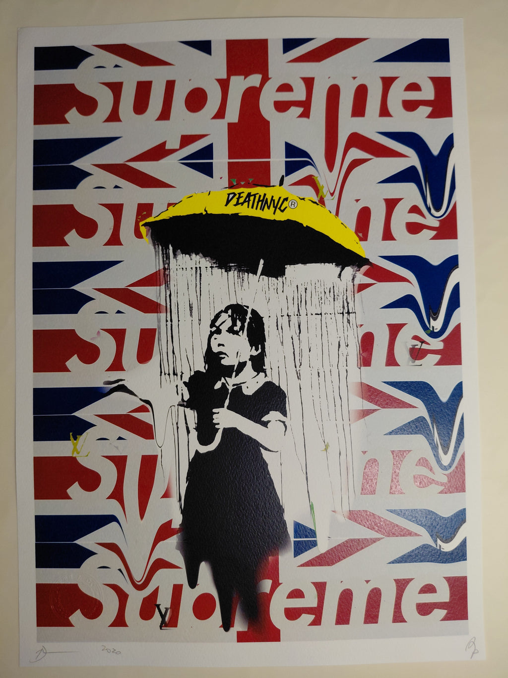 Death NYC #AP/100 World Art Printing Limited