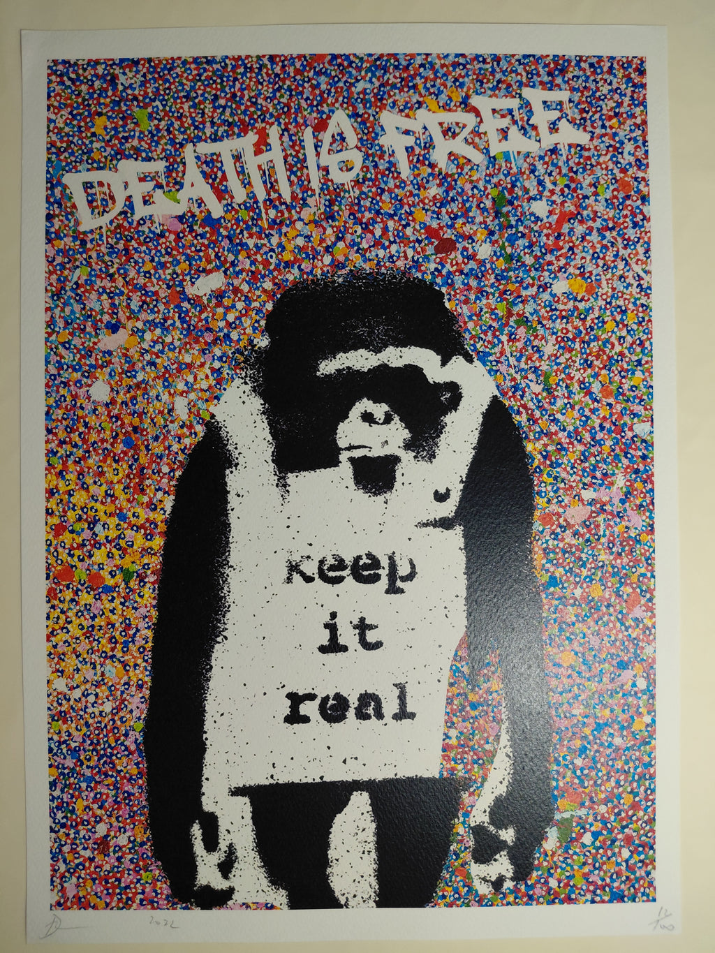Death NYC #AP/100 World Art Printing Limited