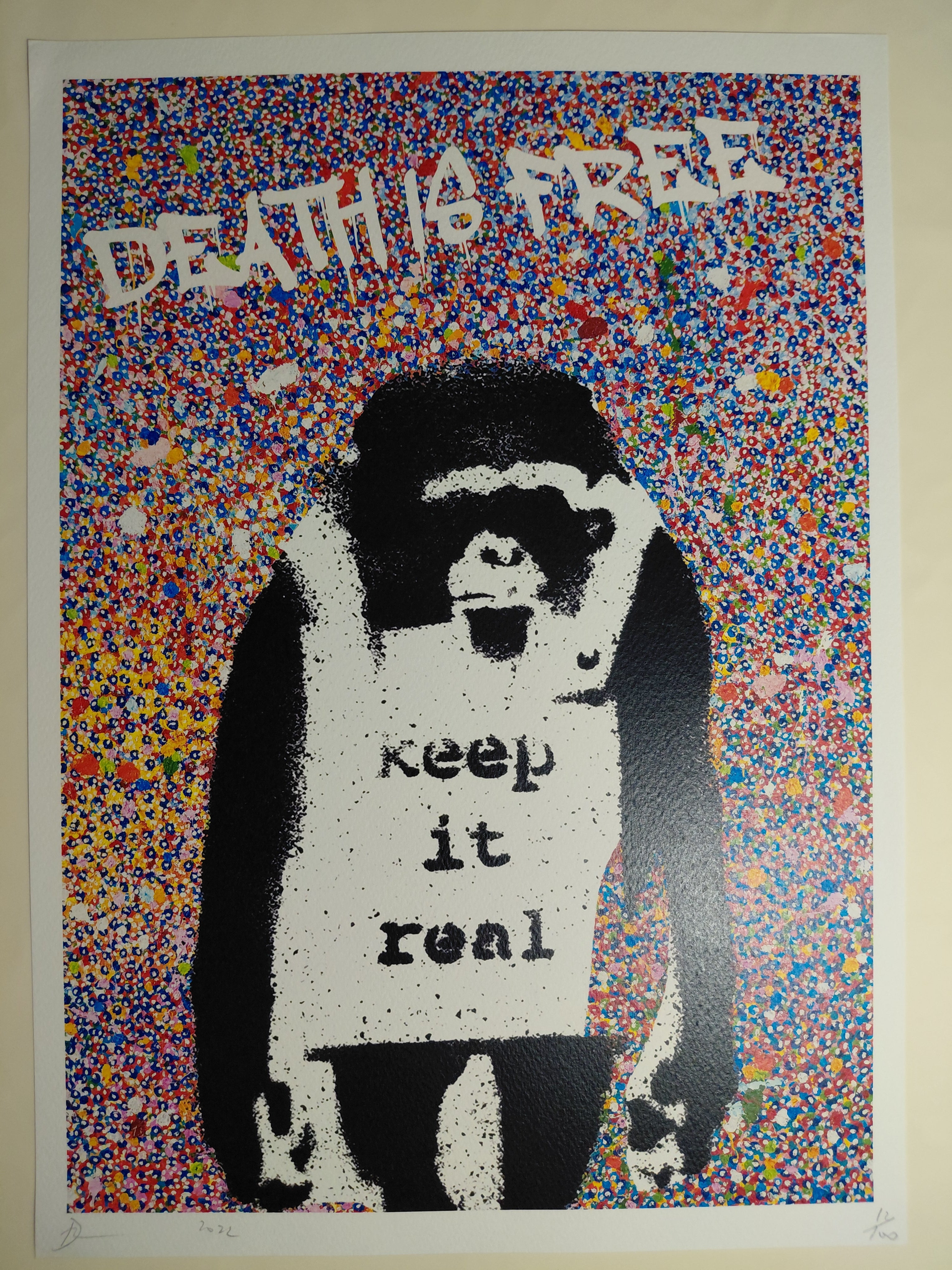 Death NYC #AP/100 World Art Printing Limited