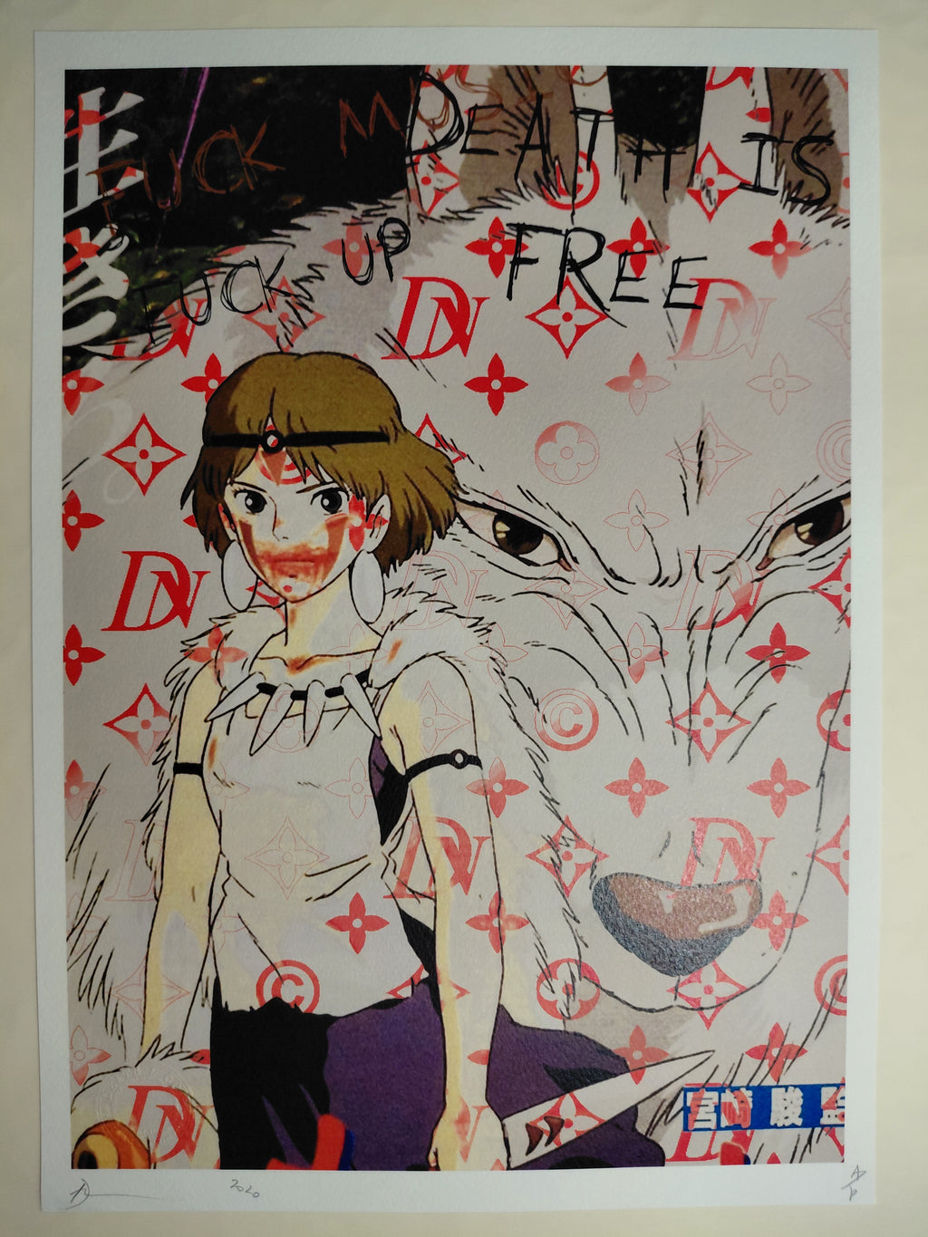 Death NYC #AP/100 World Art Printing Limited