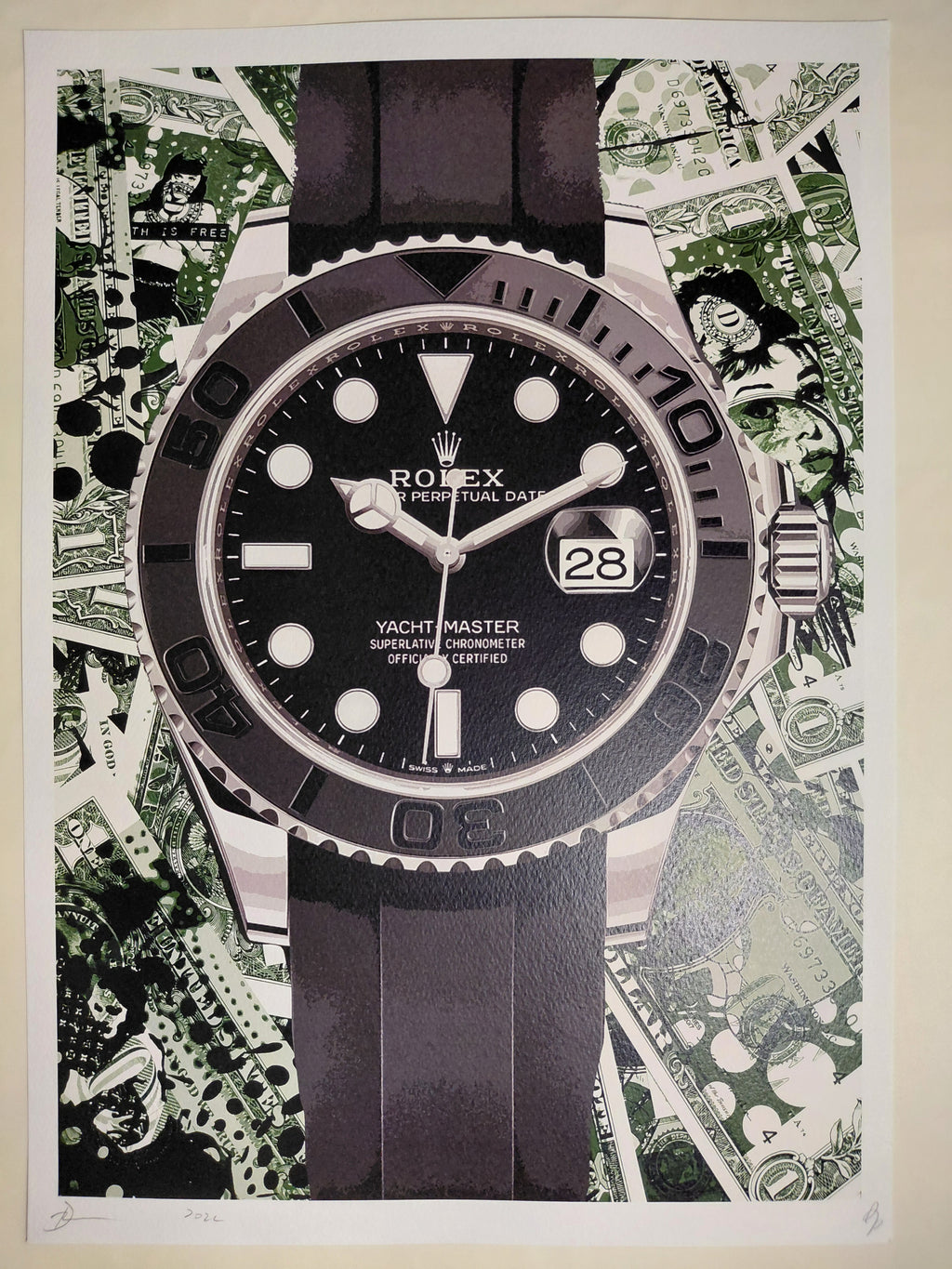 Death NYC #AP/100 World Art Printing Limited