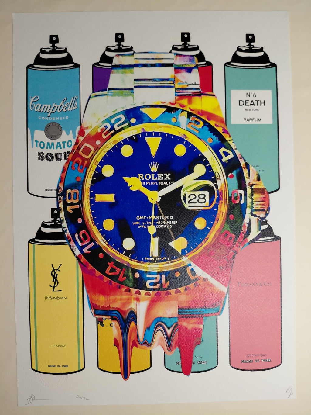 Death NYC #AP/100 World Art Printing Limited