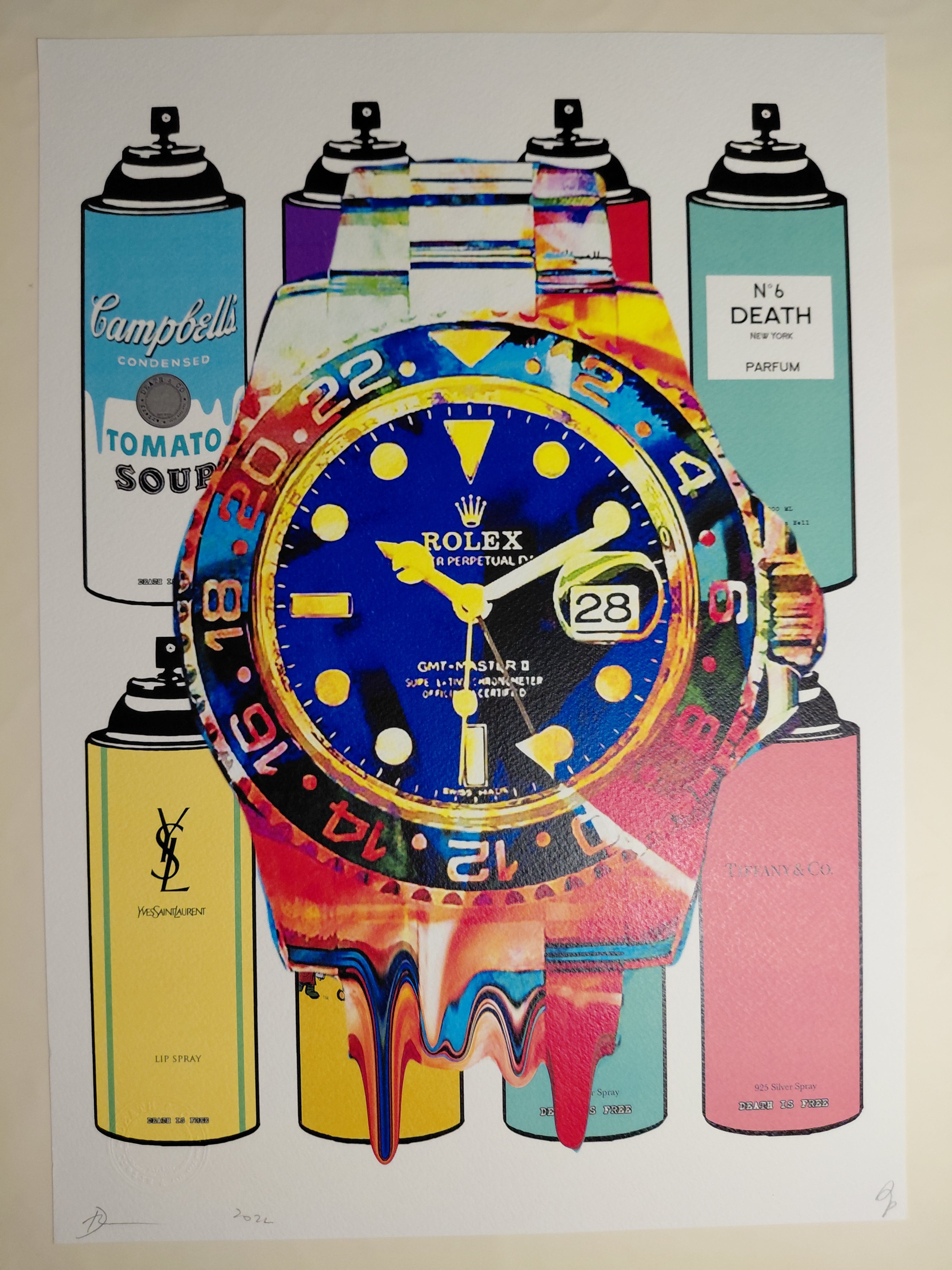 Death NYC #AP/100 World Art Printing Limited