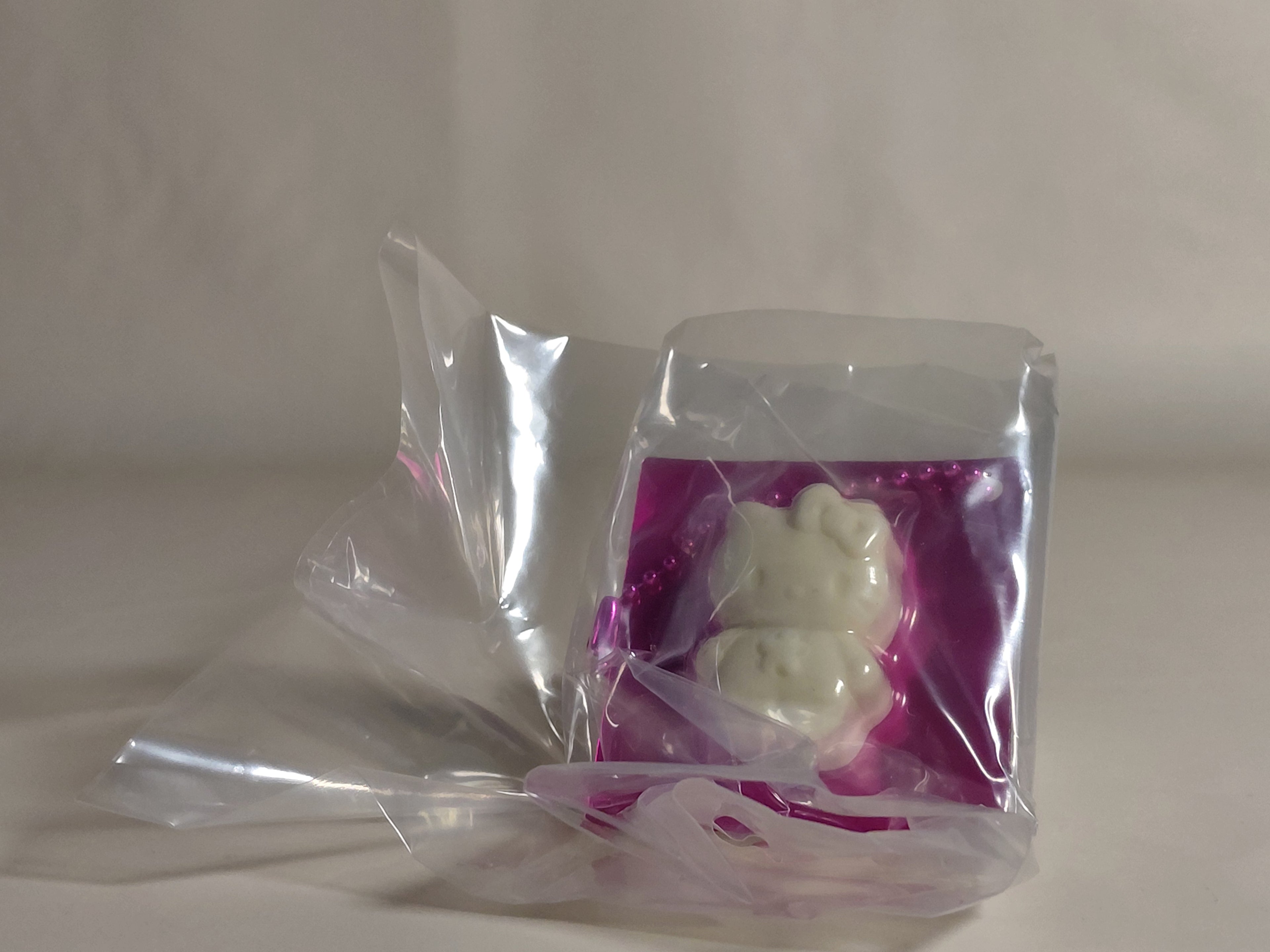 Q・B・B Die-cut cheese keychain Hello Kitty  Benelic