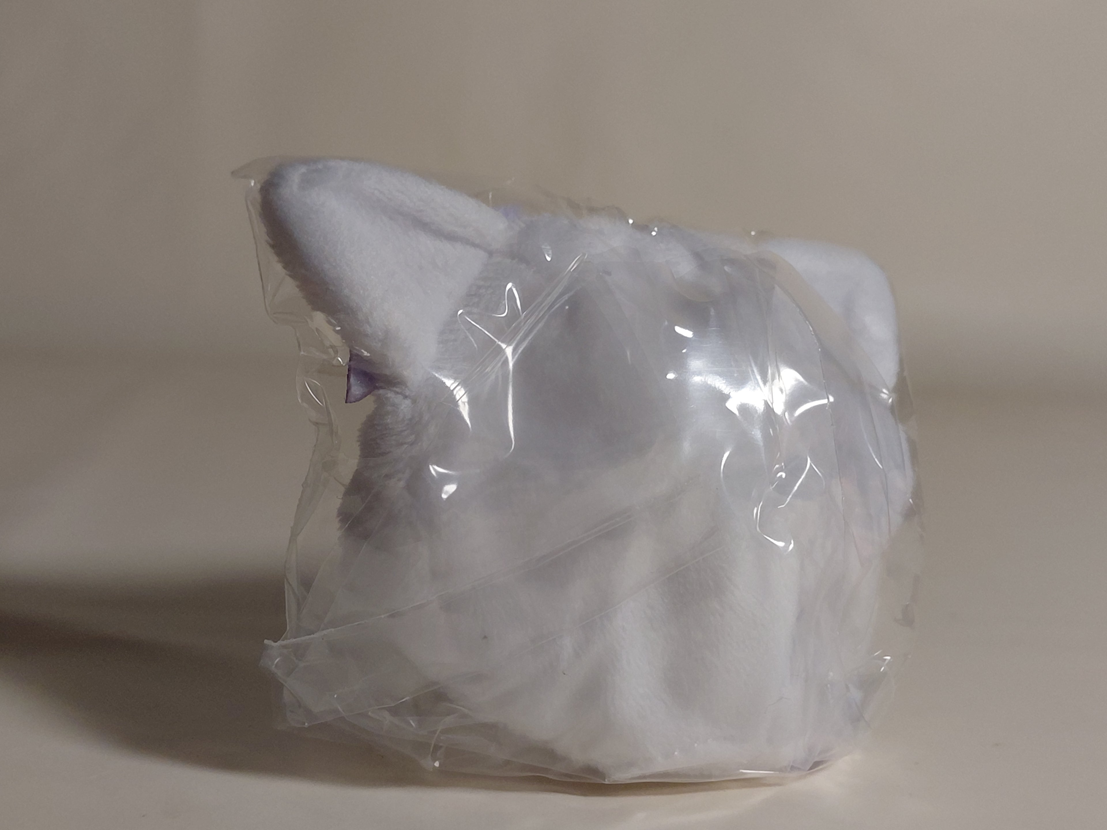 Dress-Up Poncho Gacha Halloween Party Bat - White Bat