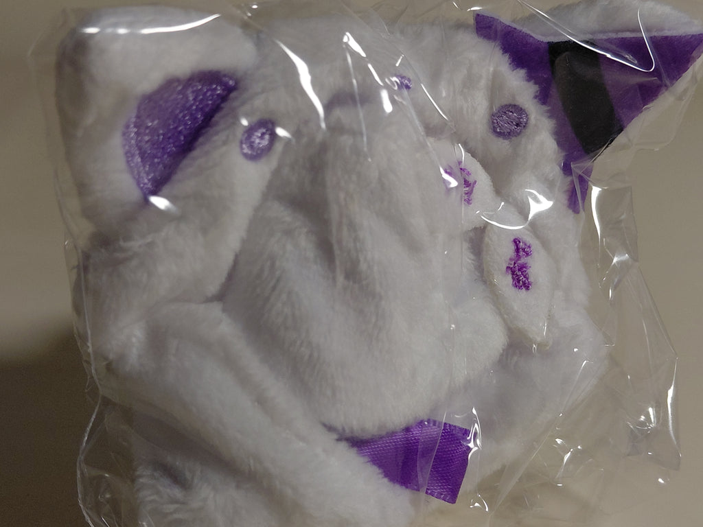 Dress-Up Poncho Gacha Halloween Party Bat - White Bat