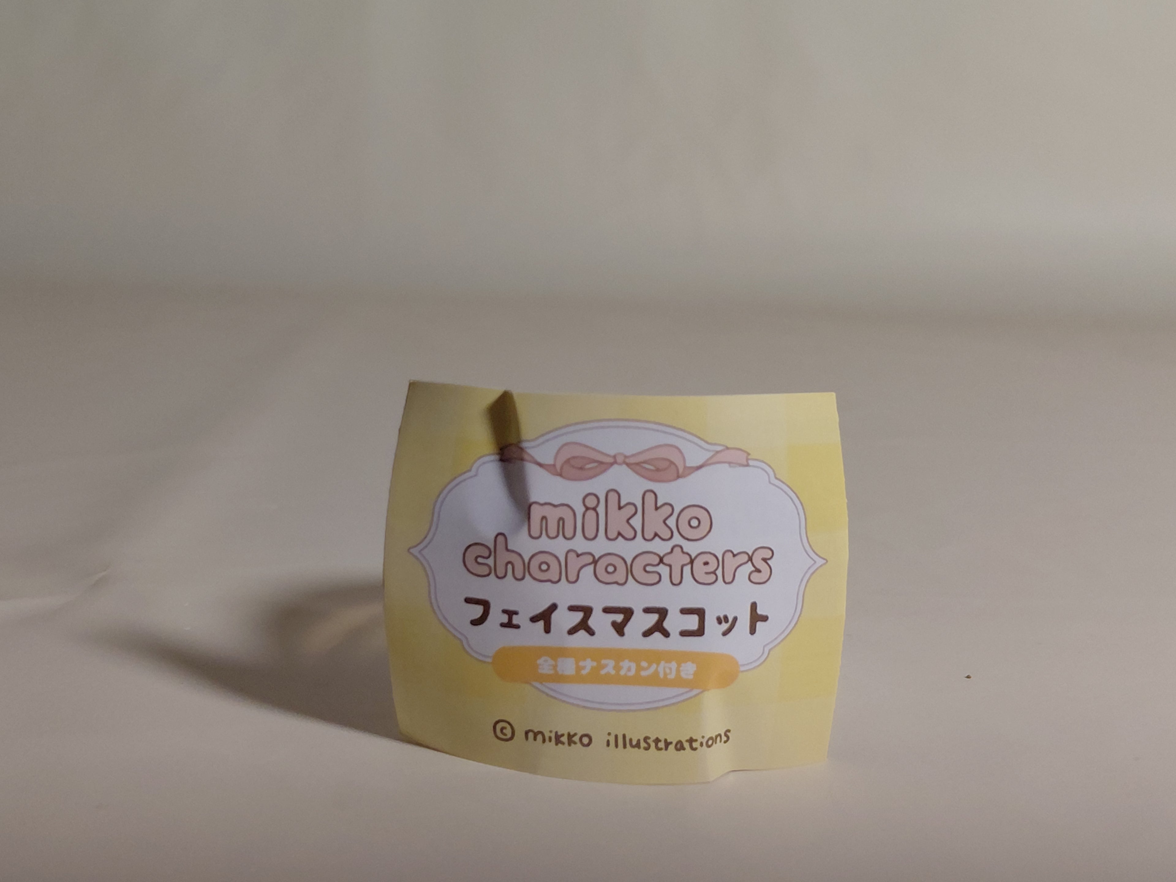 Mikko Characters Face Mascot Mousse Gacha