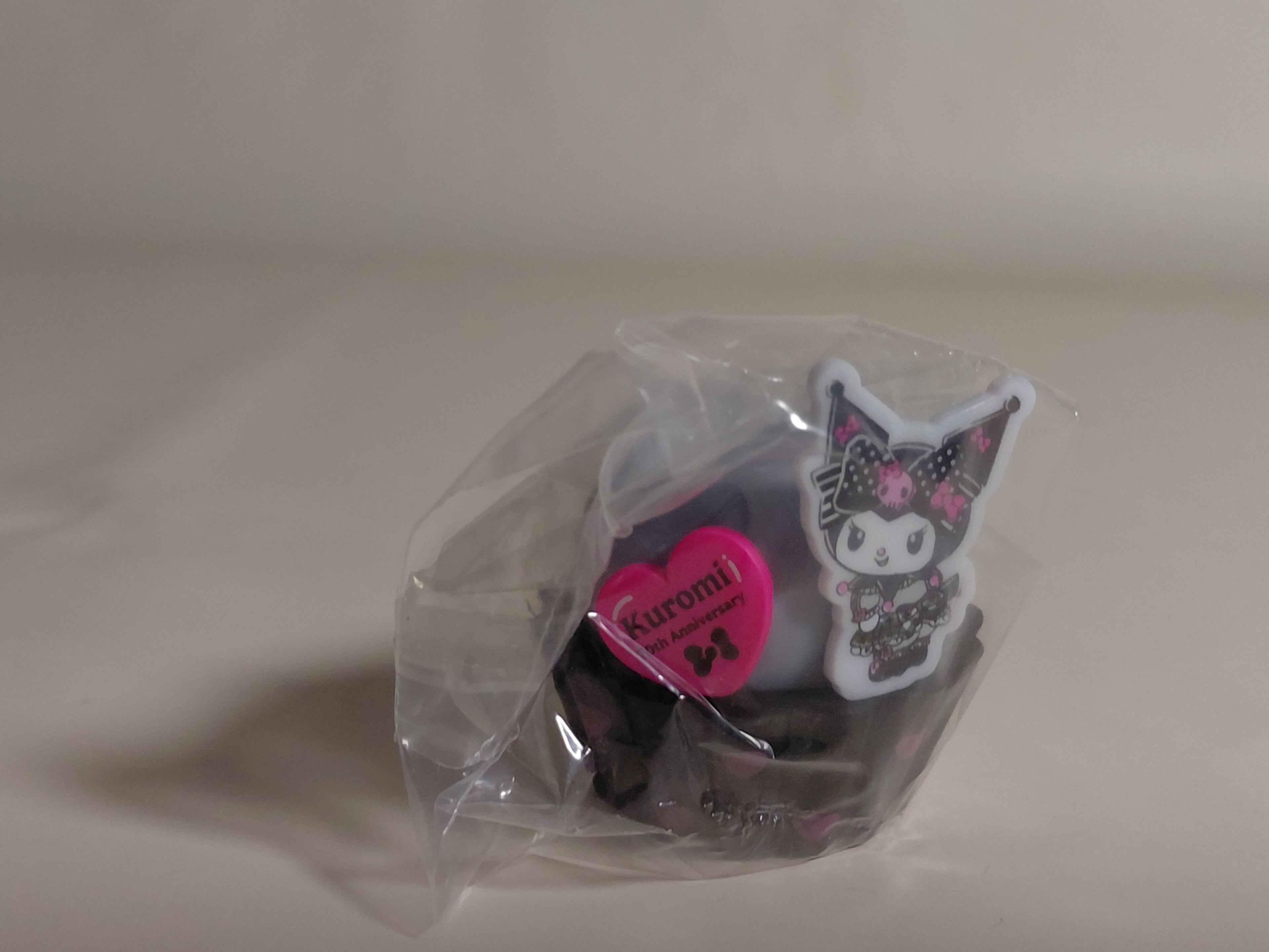 My Melody & Kuromi Pink Black Party Mascot [2. Cupcake (Black)]