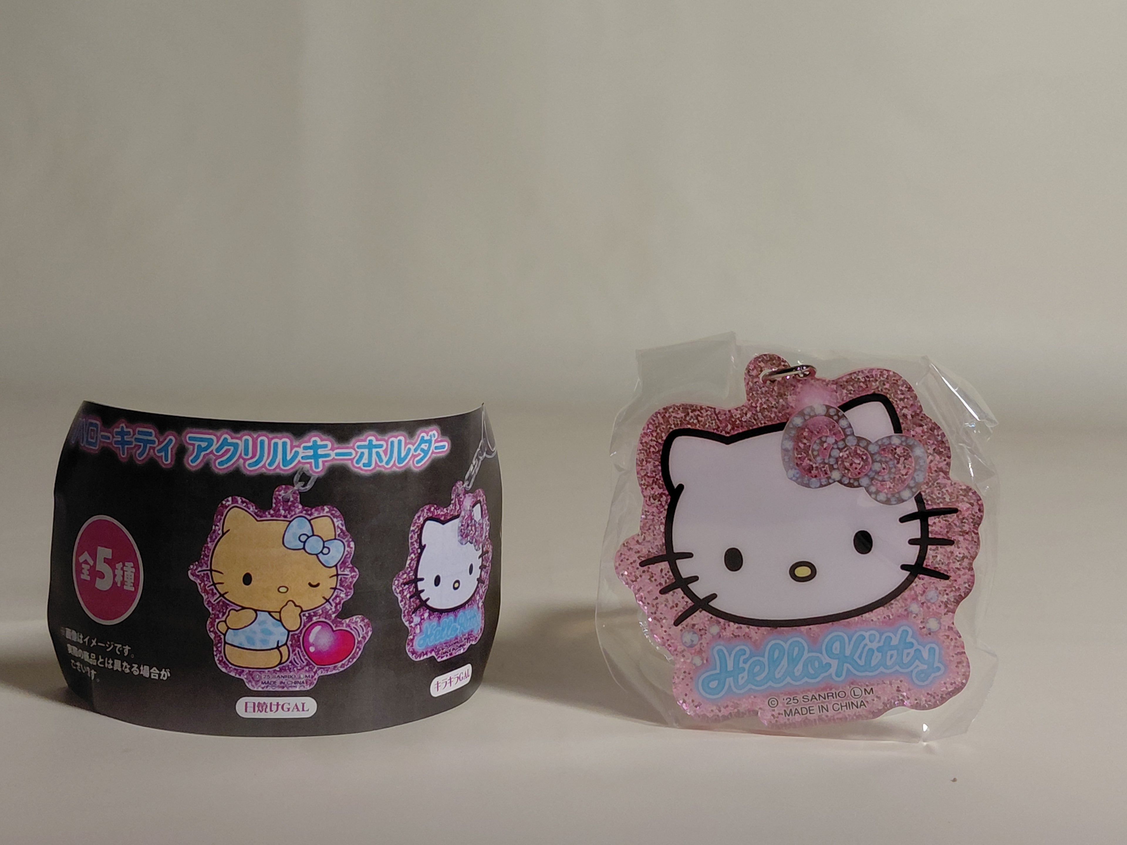Gachapon Hello Kitty Acrylic Keychain Sparkling GAL