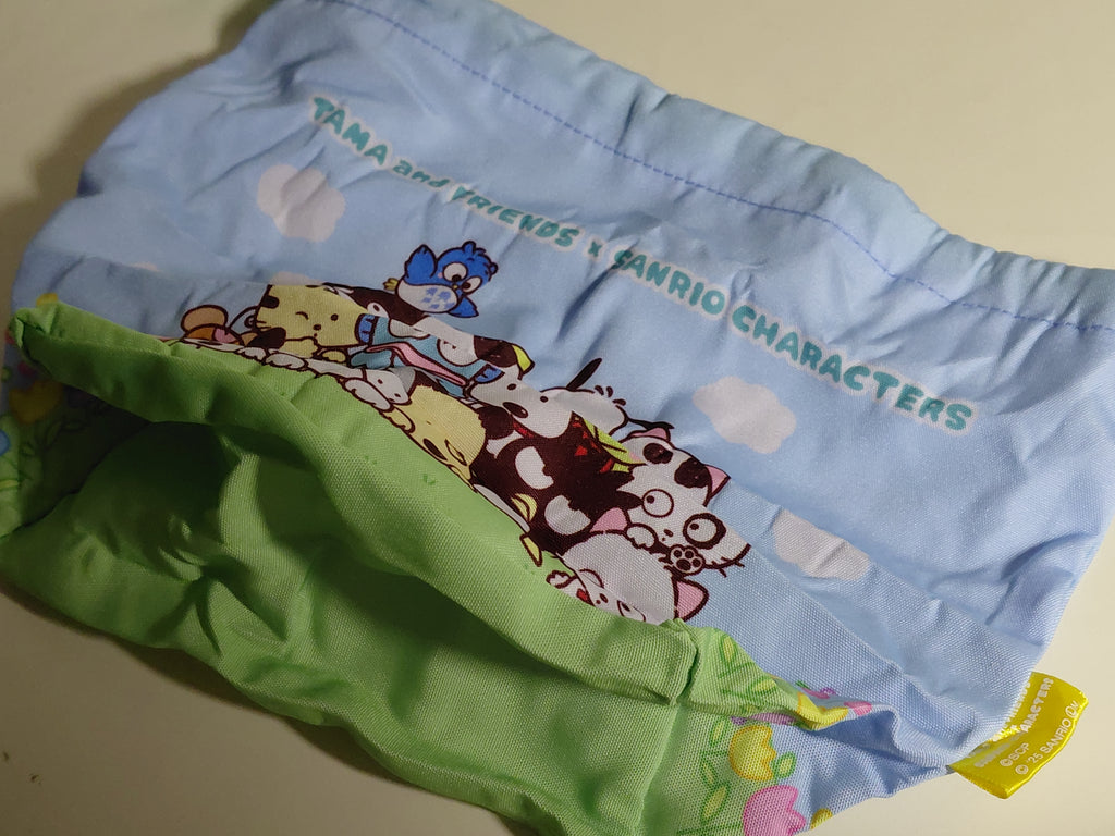 Tama & Friends x Sanrio Characters Variety Collection Drawstring Lunch Bag